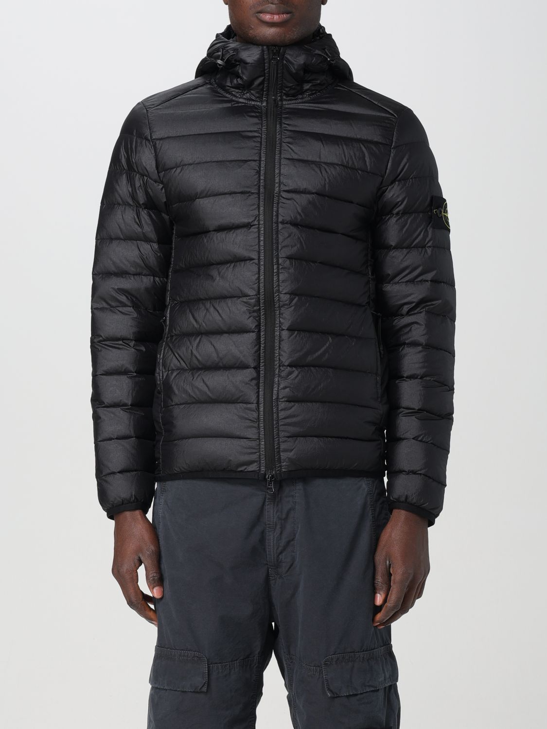 image of Stone Island Jacket Men Black (Size 2XL)