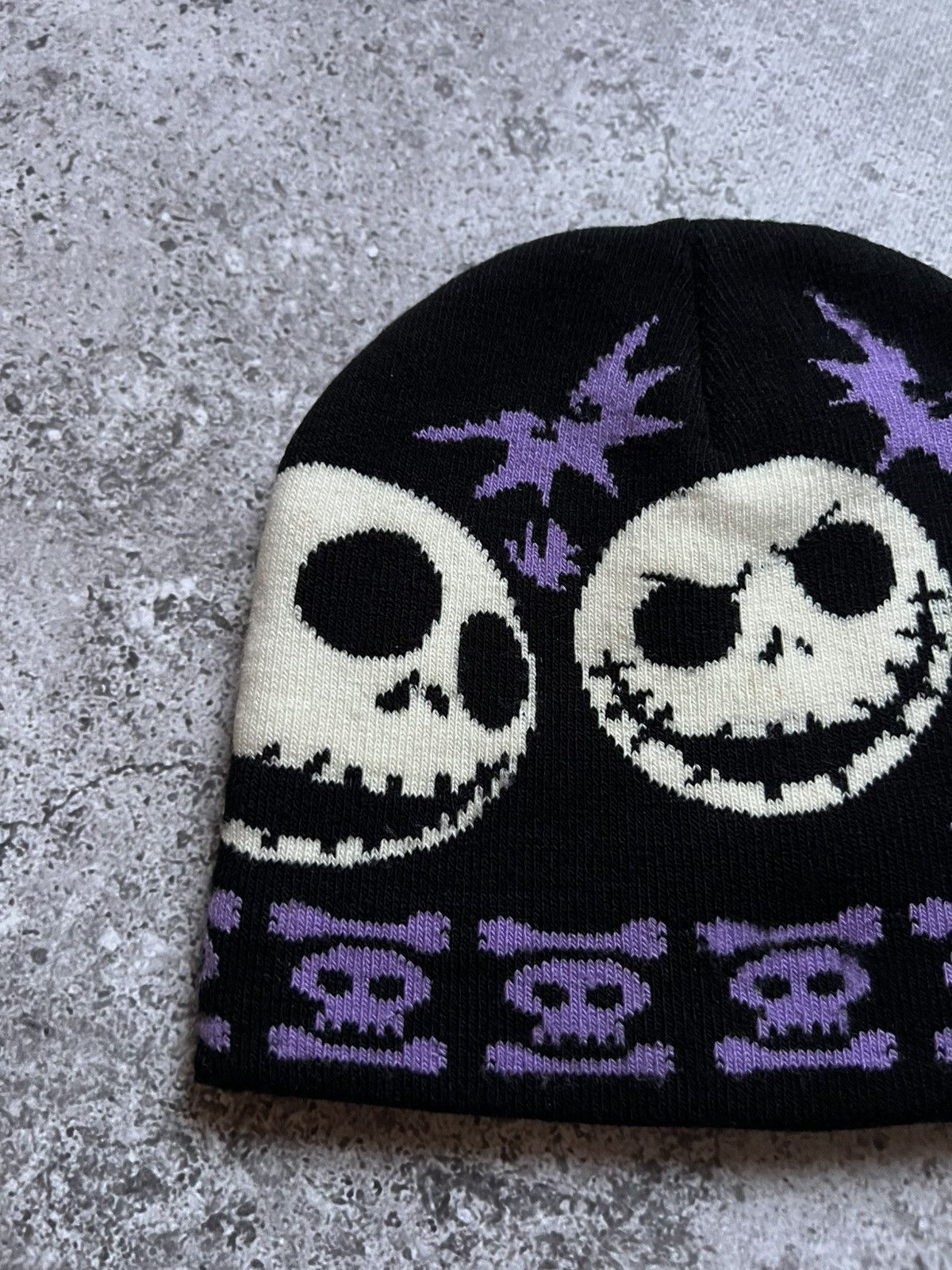 Vintage The Nightmare before Christmas Style Beanie Hat Size ONE SIZE - 5 Thumbnail