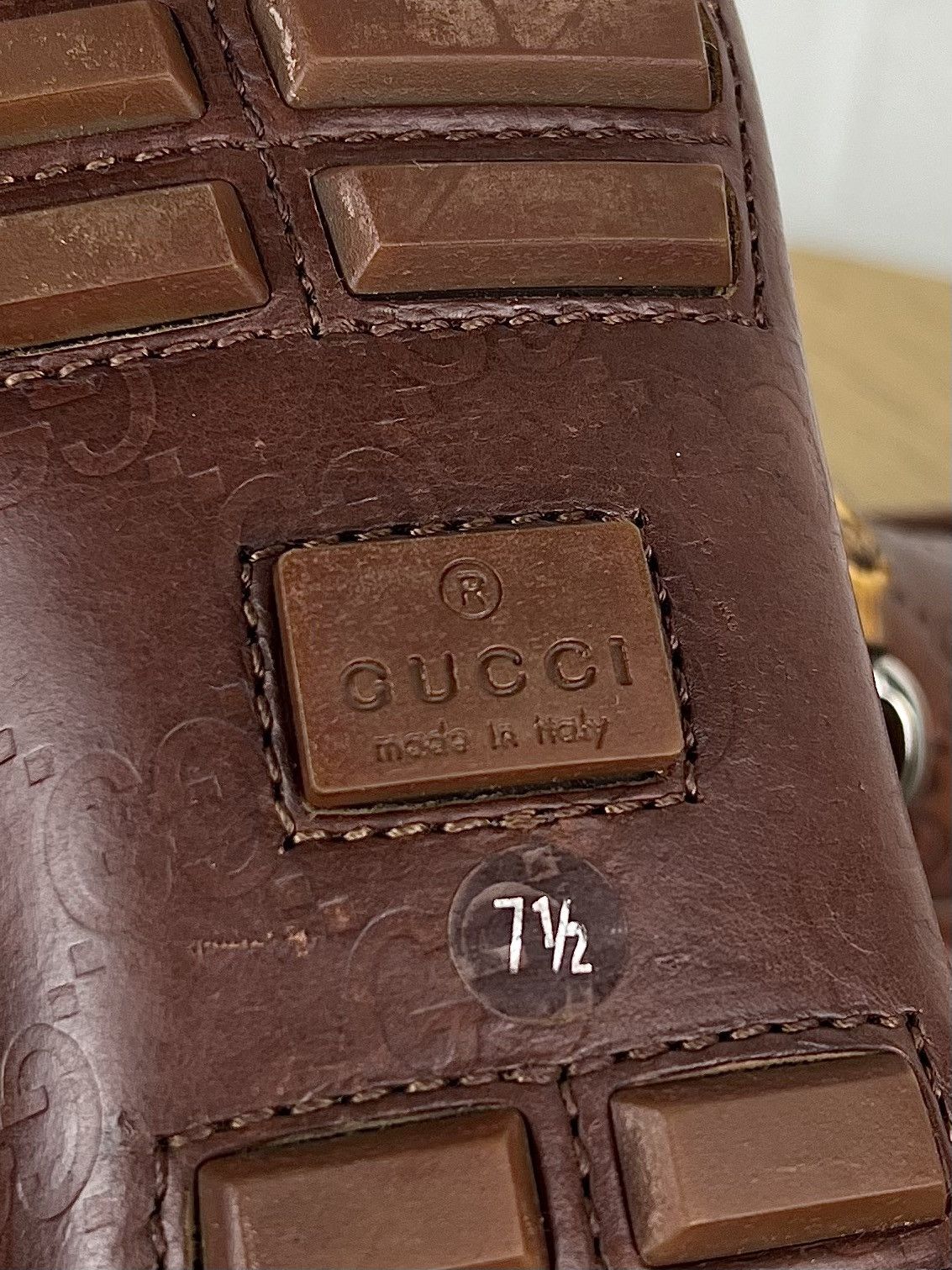 Gucci GUCCI Loafers Leather Shoes HORSEBIT Bamboo GG Monogram Logo Size US 8 / EU 41 - 12 Thumbnail