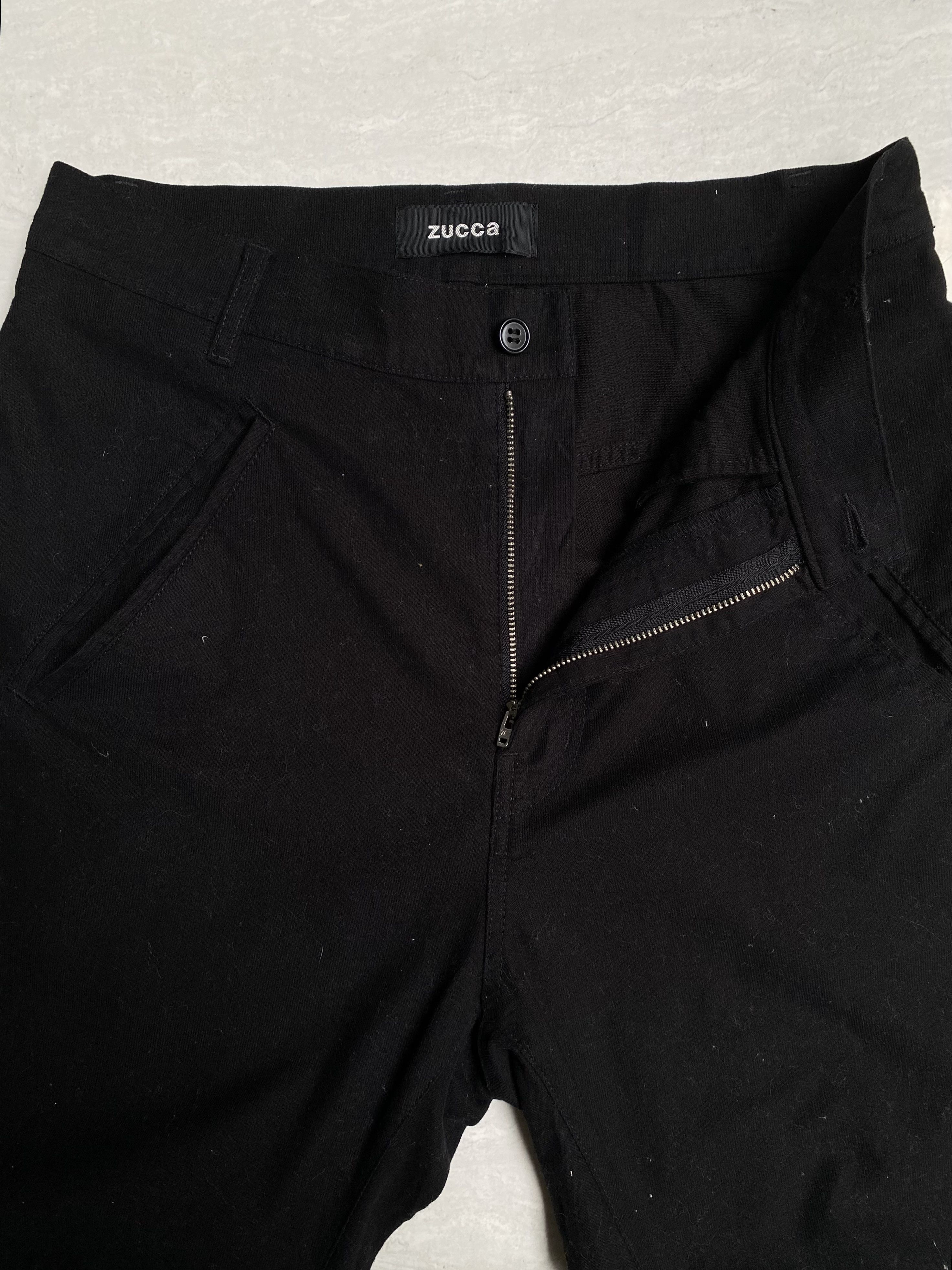 Zucca ZUCCA Issey Miyake Black Zipper Bondage Pants Size US 28 / EU 44 - 3 Thumbnail