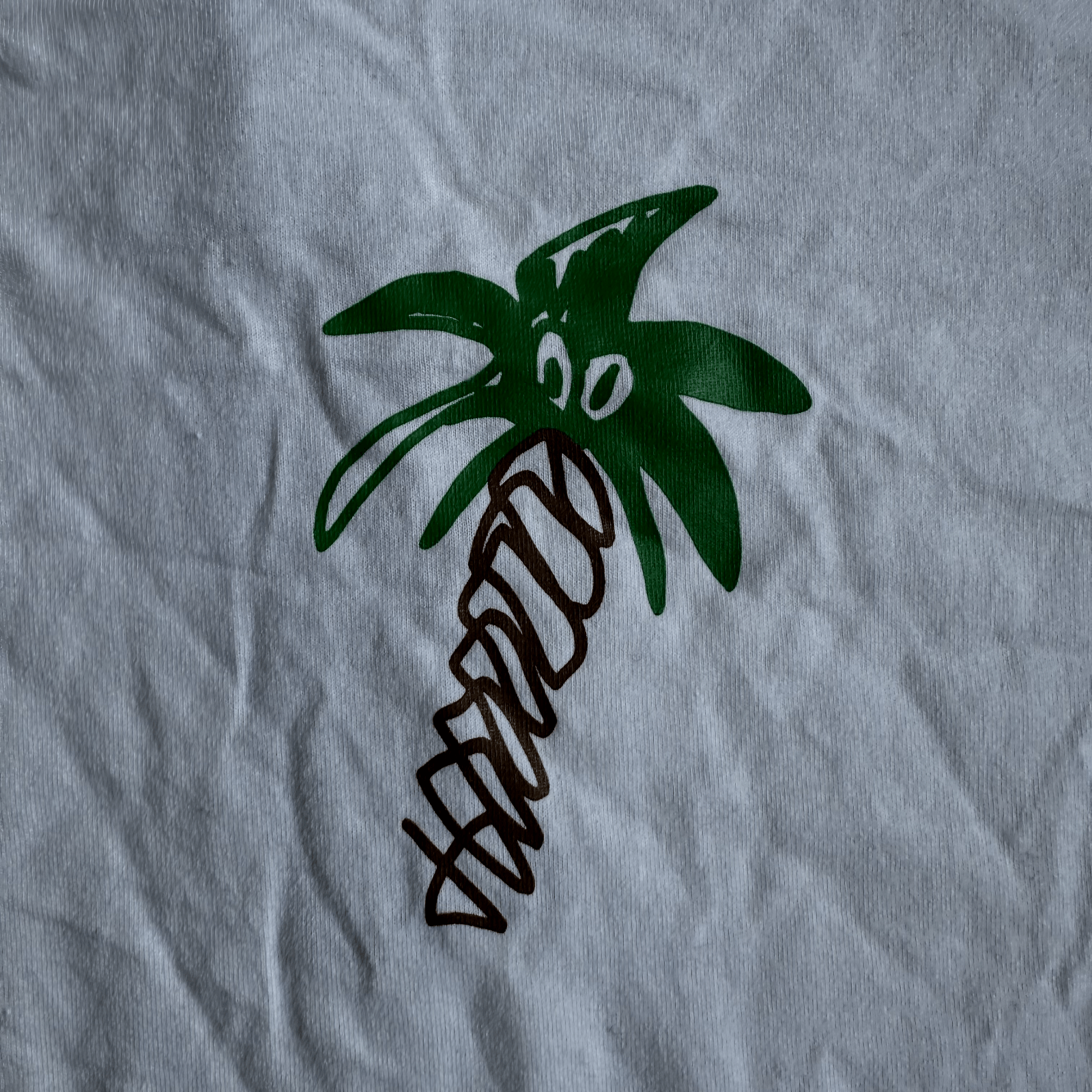 Palm Angels Palm Angels White Shirt With Large Print and Large Palm Tre Size US M / EU 48-50 / 2 - 3 Thumbnail