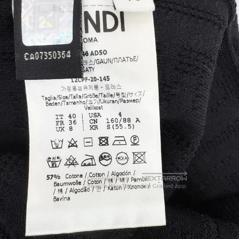 Fendi Fendi Black Women's Dress Size S . Size S / US 4 / IT 40 - 4 Thumbnail