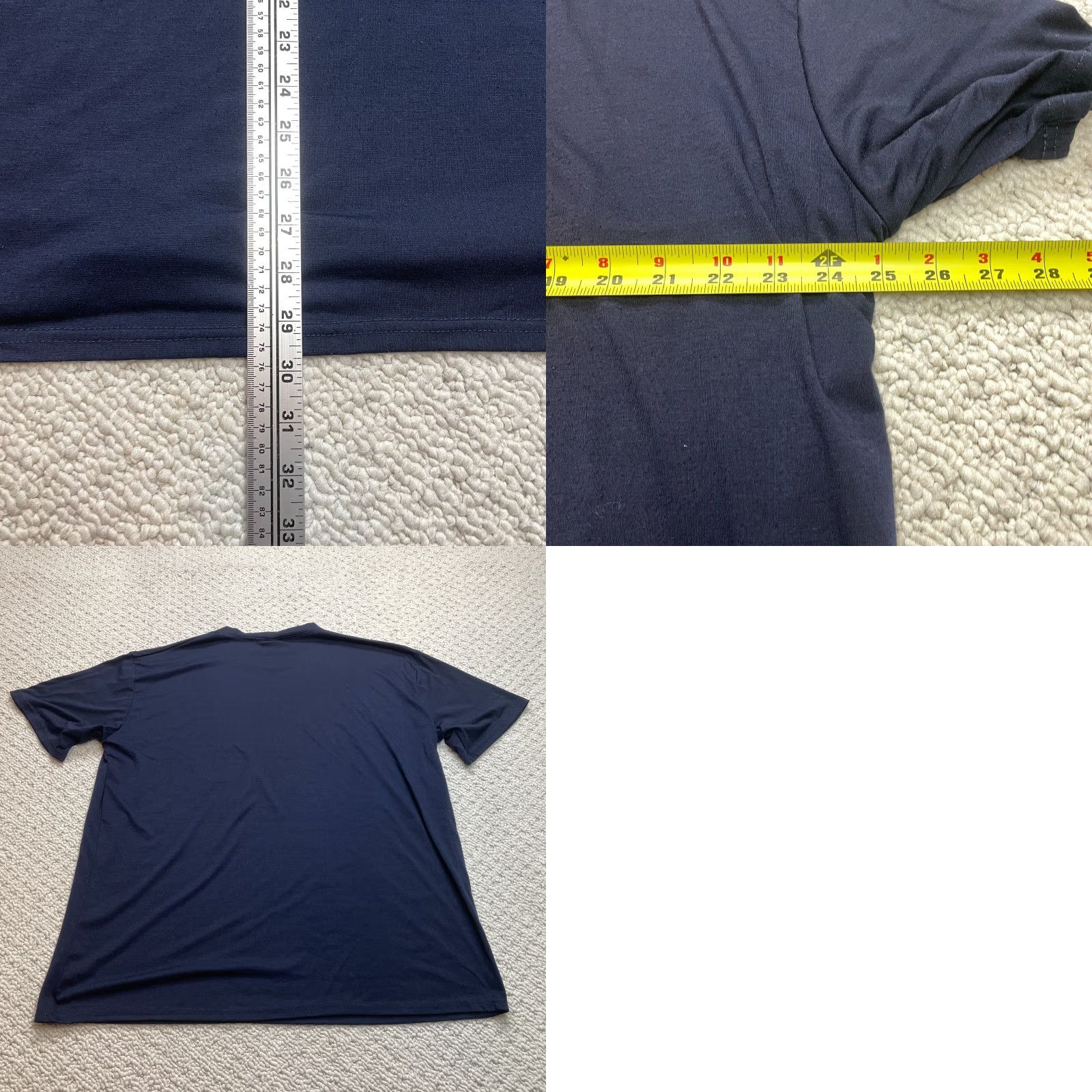 Vintage Unbranded Shirt 2XL Navy Blue Short Sleeve T-Shirt Men Pilling Logo Crew Neck Cotton Jersey Blue Short Sleeve Size US XXL / EU 58 / 5 - 8 Thumbnail