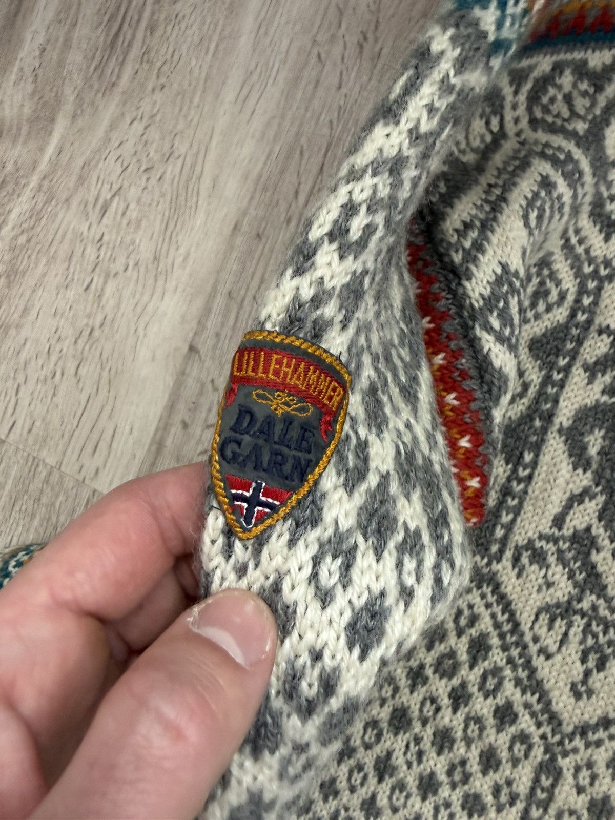 Dale Of Norway Dale Garn Wool Fair Isle Ski Sweater Oversize L 1990s Size US L / EU 52-54 / 3 - 12 Thumbnail