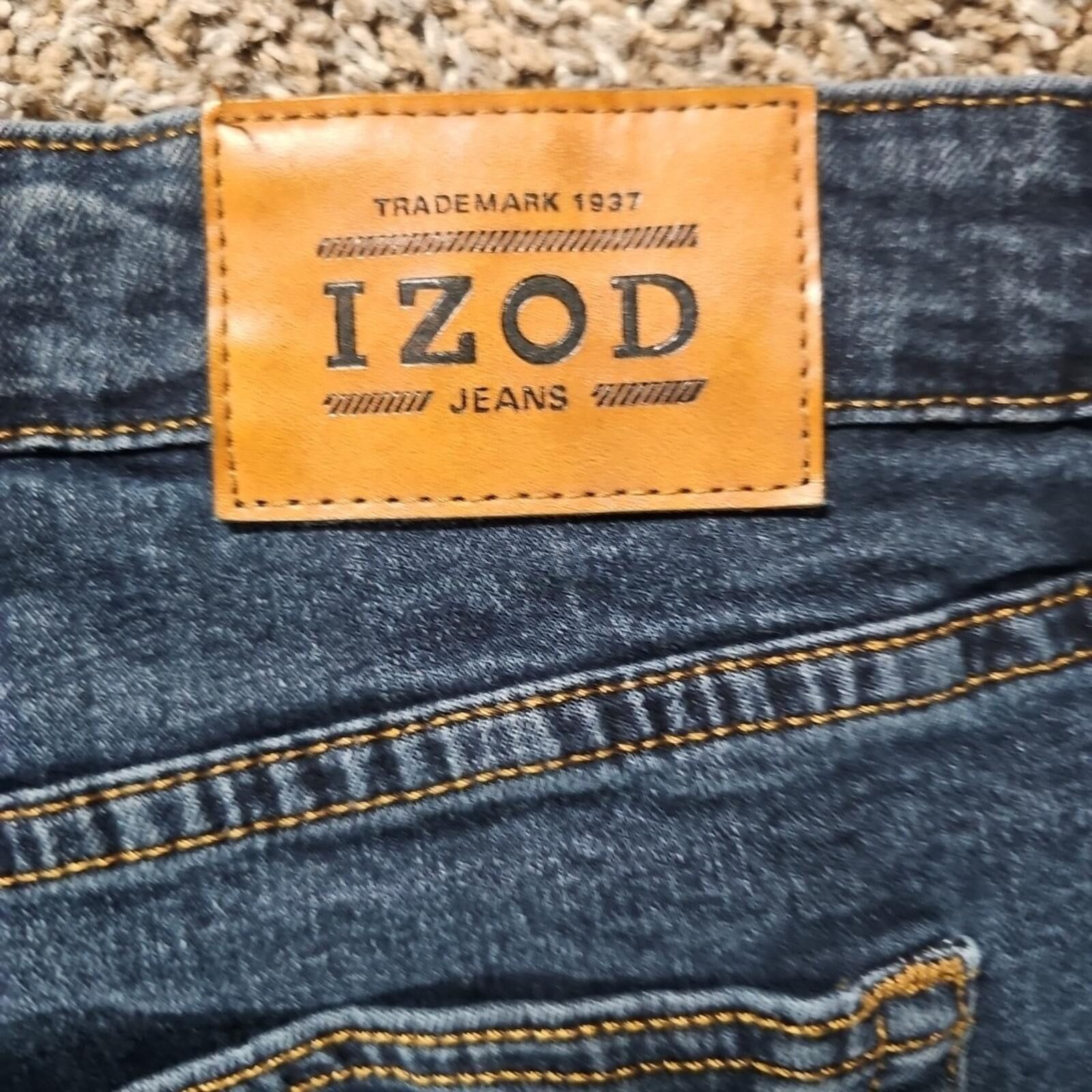Izod IZOD Straight Fit Blue Jeans 40x32 Size US 40 / EU 56 - 6 Thumbnail