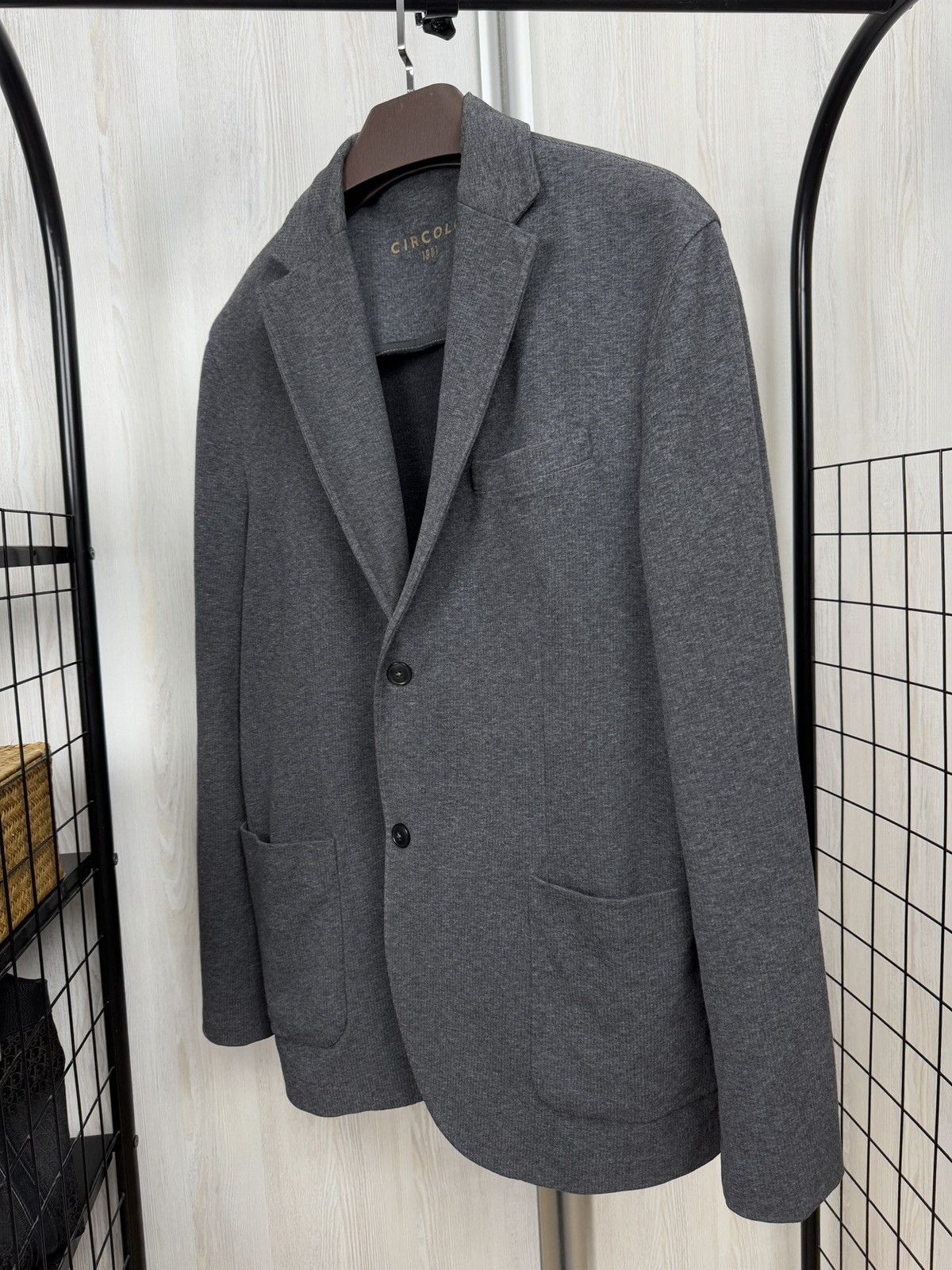 Circolo 1901 Circolo 1901 proudly easy grey 2 button soft blazer Size 46R - 4 Thumbnail