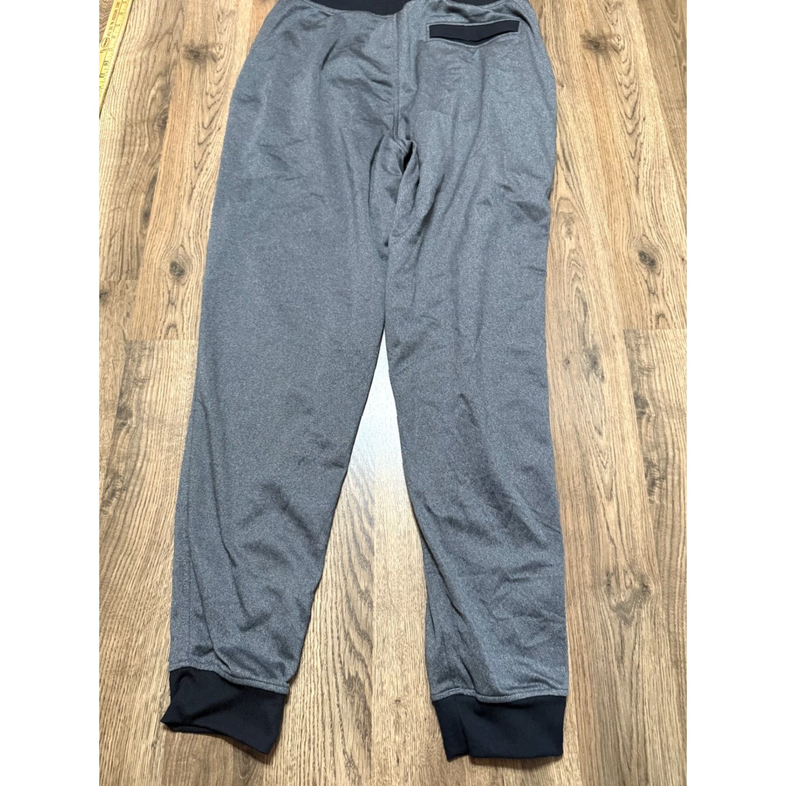 Under Armour Under Armour Pants, Men’s Large, Gray Black, Sweatpants, Inseam 29", Logo, Regular Rise, 41" Length, Sports, Casual, 41" Length Size US 33 - 2 Thumbnail