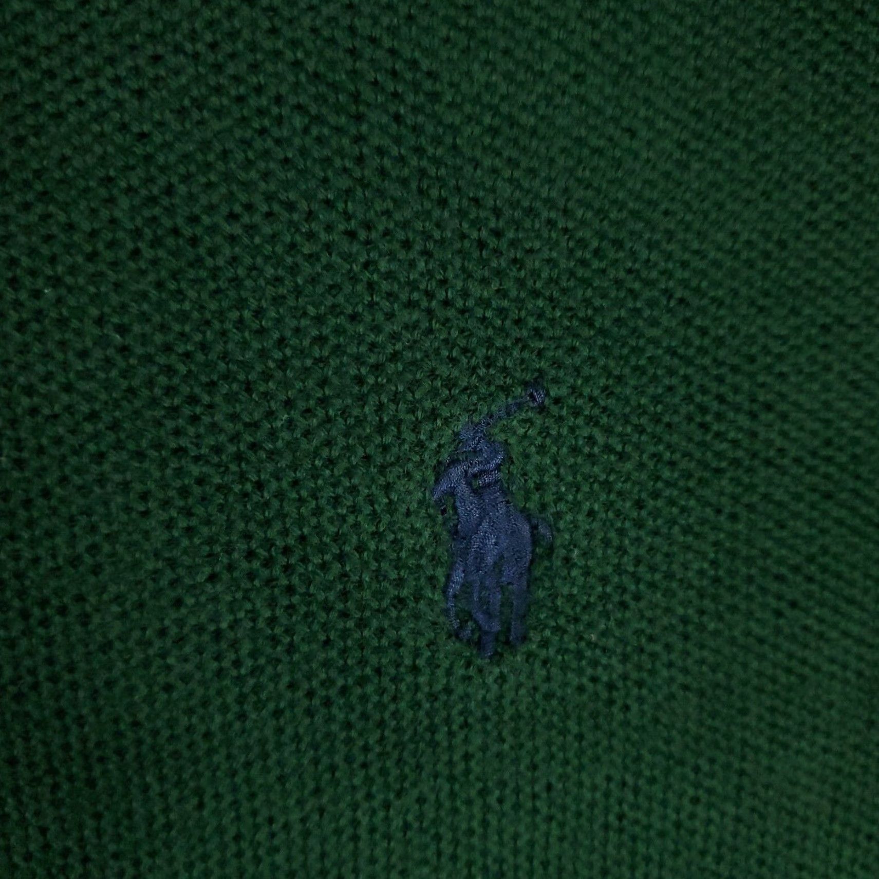 Ralph Lauren Ralph Lauren Mens Green Pony Sweater XL Extra Large 1/4 Zip Pullover Size US XL / EU 56 / 4 - 3 Thumbnail