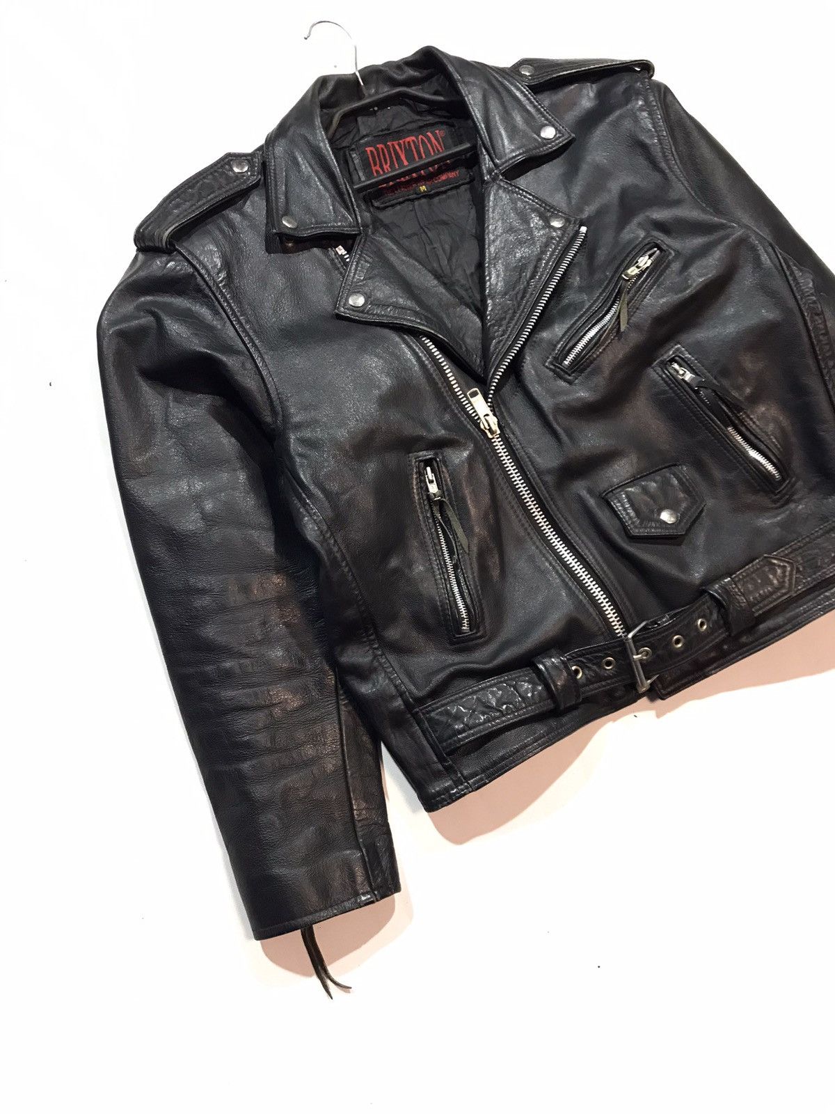 Vintage Vintage Brixton Leather Moto Biker jacket M size Size US M / EU 48-50 / 2 - 4 Thumbnail
