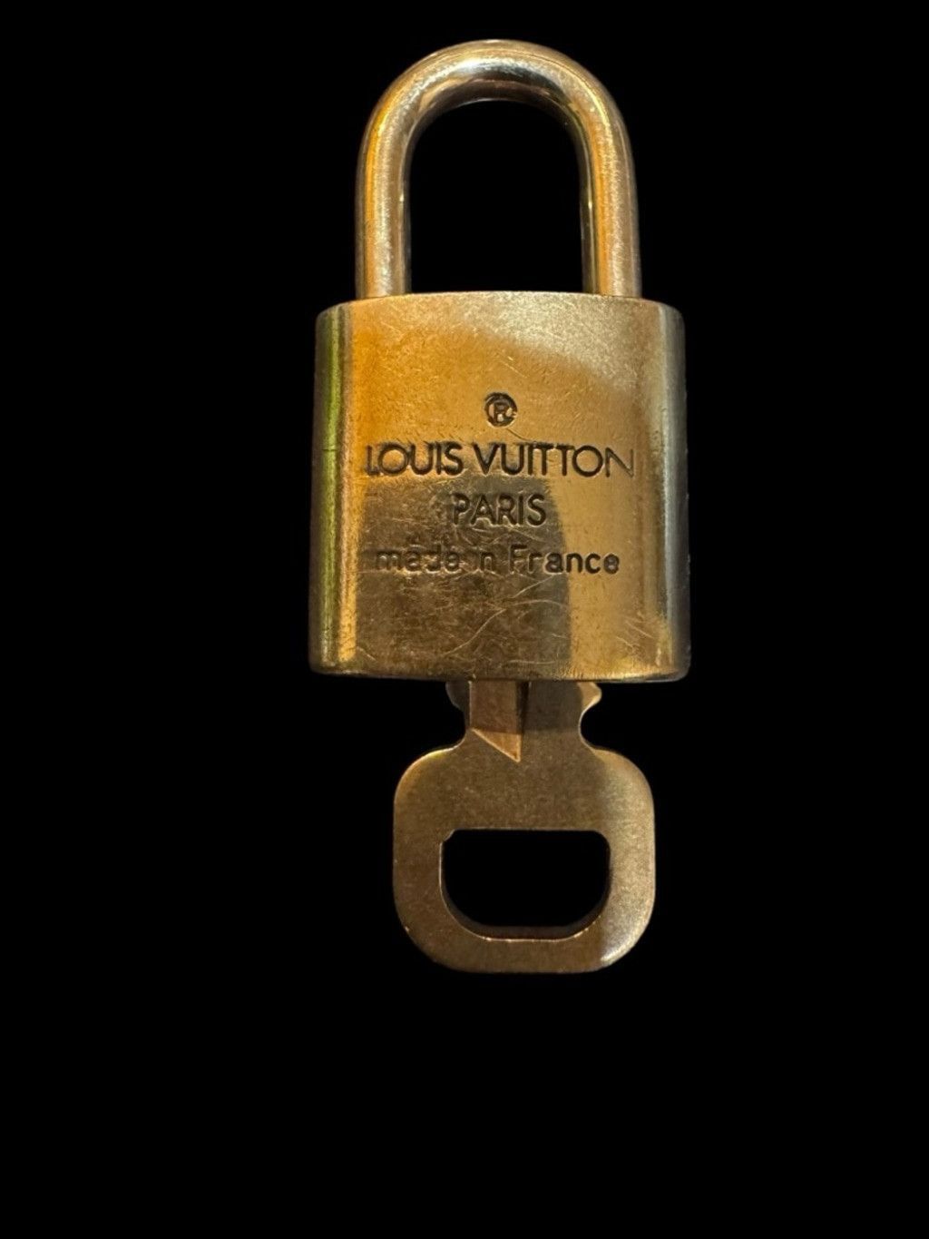 Louis Vuitton Louis Vuitton Gold Padlock with Key - #308 & COA Size ONE SIZE - 2 Thumbnail