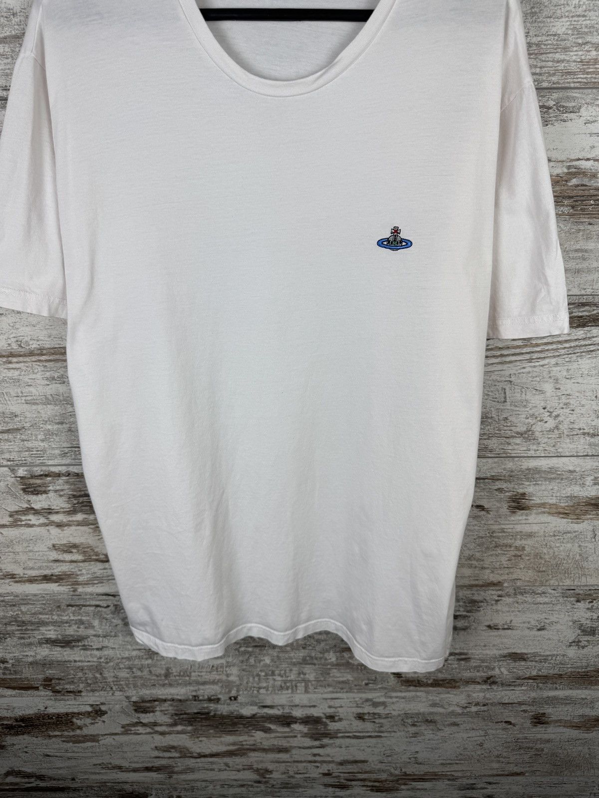 Vivienne Westwood Mens Vintage Vivienne Westwood T-shirt white tee logo Size US XL / EU 56 / 4 - 4 Thumbnail