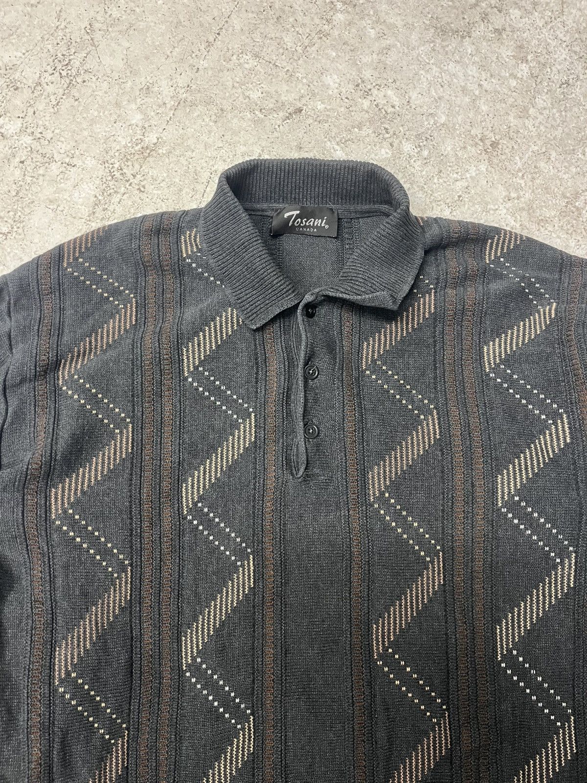 Vintage Vintage tosani 3d knit sweater Size US M / EU 48-50 / 2 - 1 Thumbnail