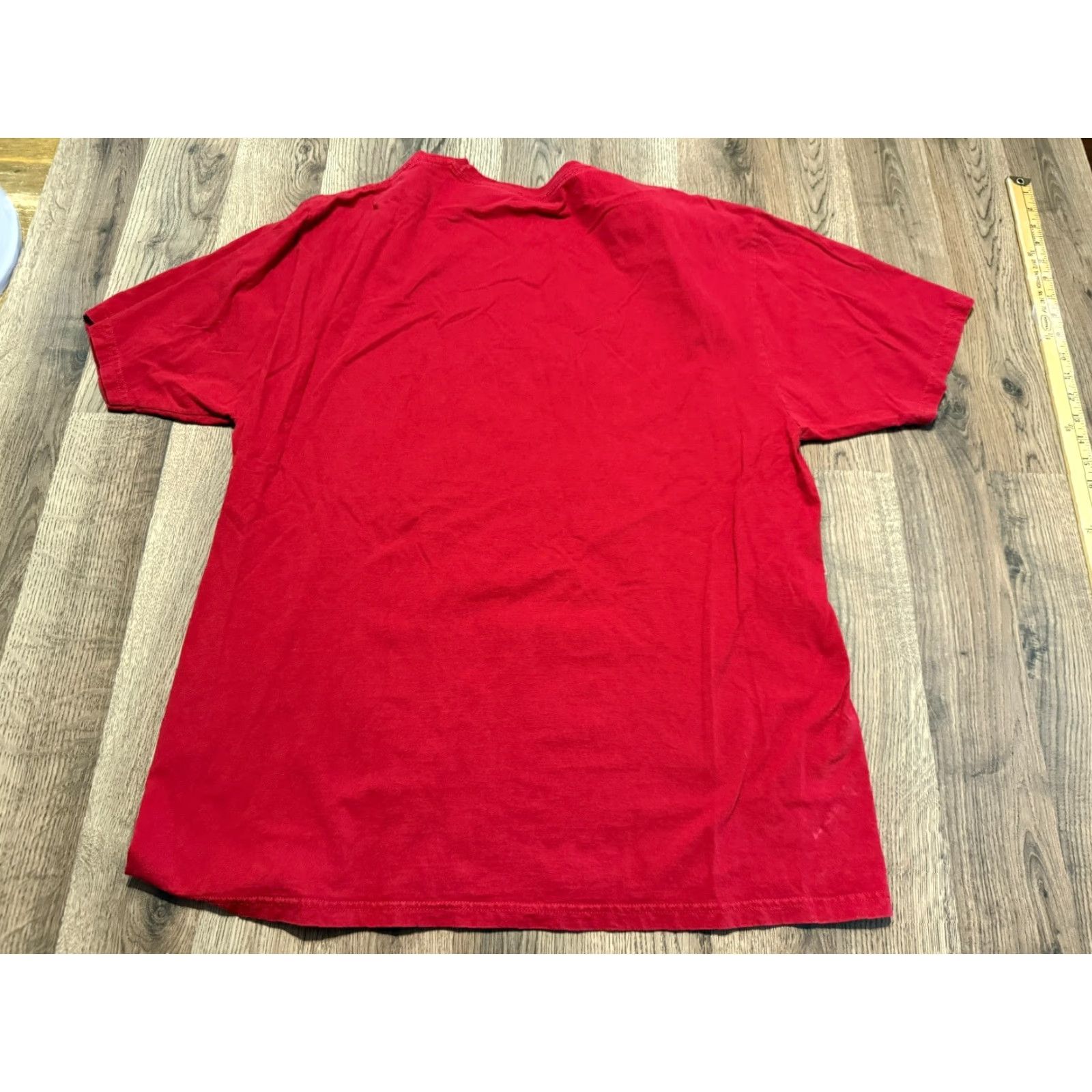 Adidas Adidas Shirts Men's 2XL Red White T-Shirt Short Sleeve Wisconsin Badgers Size US XXL / EU 58 / 5 - 2 Thumbnail
