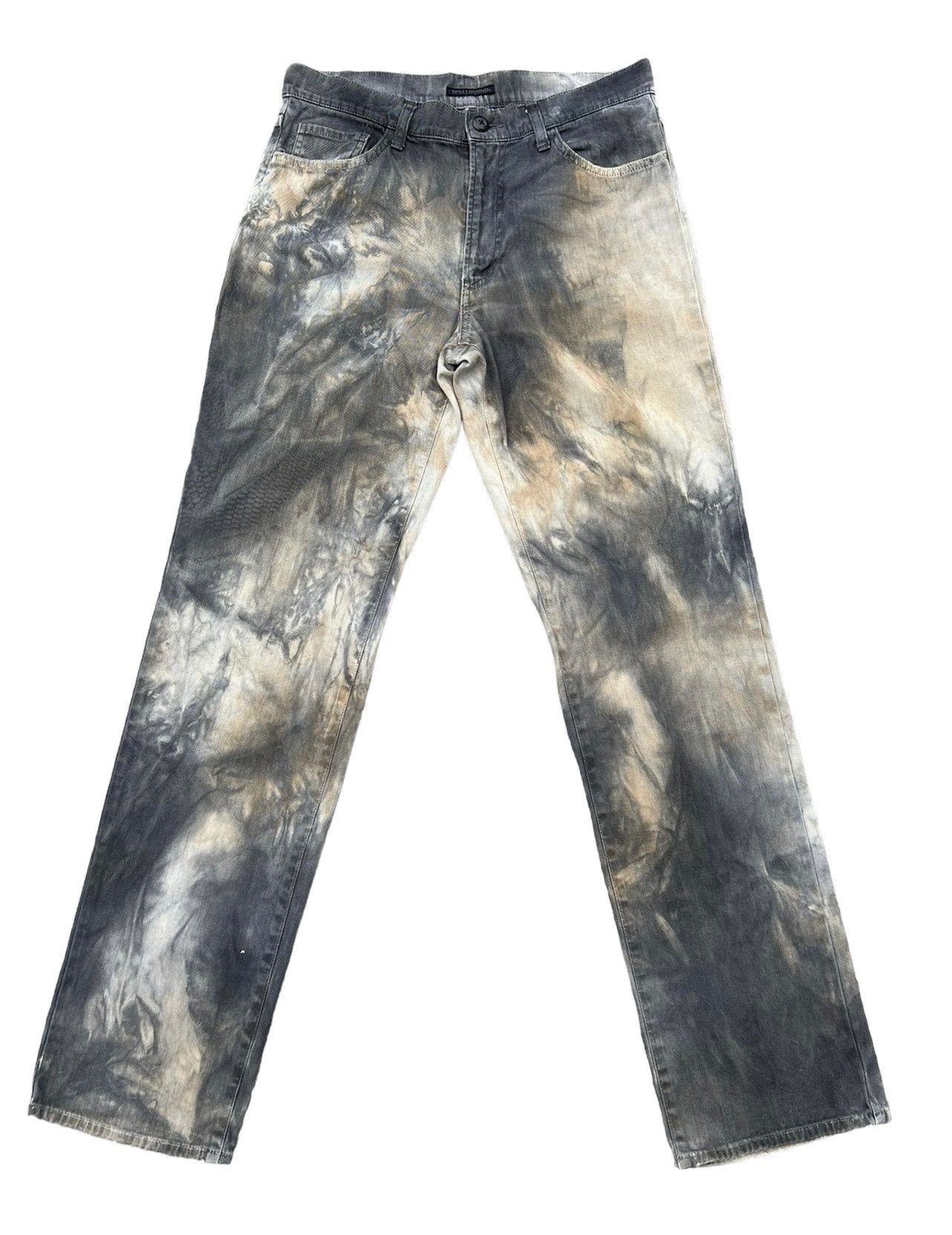 Spellbound Vintage Spellbound Japan Tie Dye Distressed Pant Size US 32 / EU 48 - 1 Thumbnail