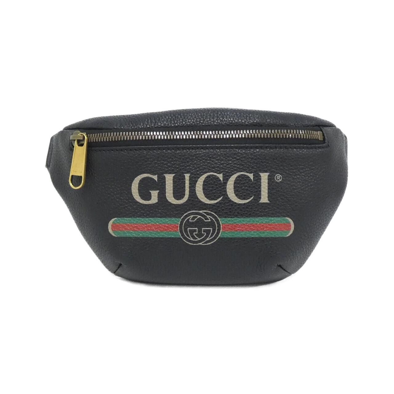 Gucci Gucci Gucci Print Leather Waist Bag Leather Belt Bag 527792 0GCCT DUTY FREE for USA Size ONE SIZE - 1 Thumbnail