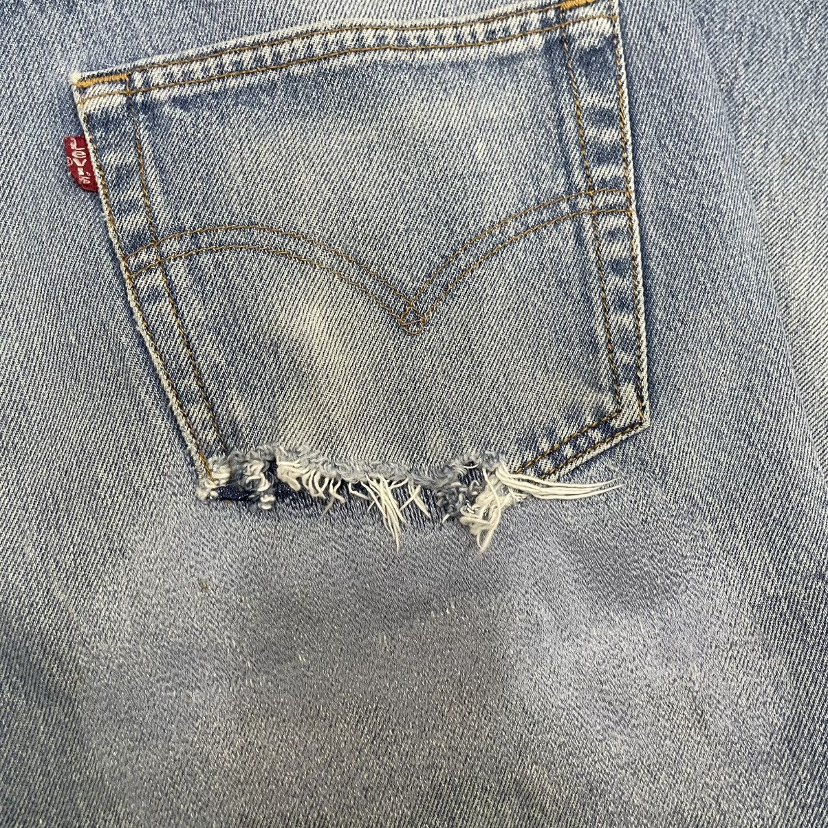 Levi's Vintage Clothing 🔥Vintage Levis 501 XX Stoned Washed Distress Denim Jeans Size US 34 / EU 50 - 12 Thumbnail