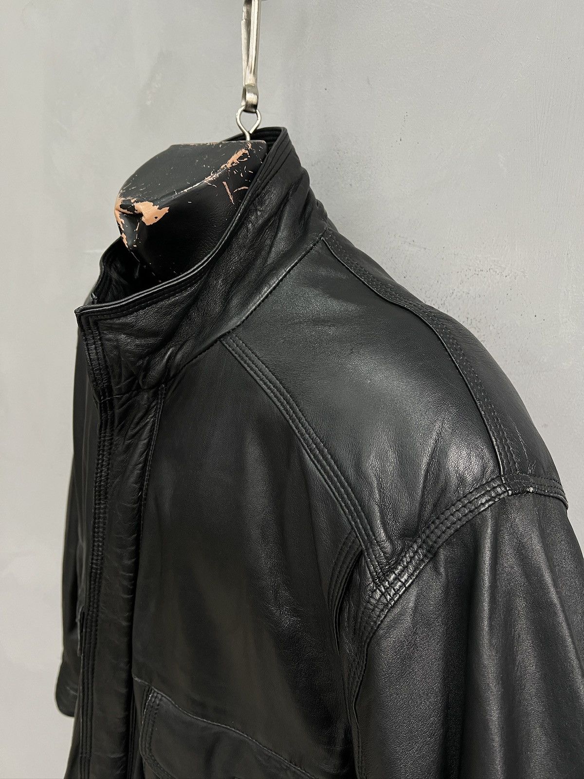 14th Addiction Rarr avant garde y2k leather bomber jacket hype y2k Size US S / EU 44-46 / 1 - 5 Thumbnail