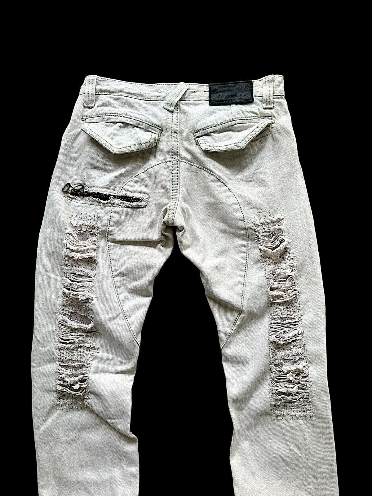 14th Addiction Y2k Solberry gothic j-rock distressed denim Size US 30 / EU 46 - 7 Thumbnail