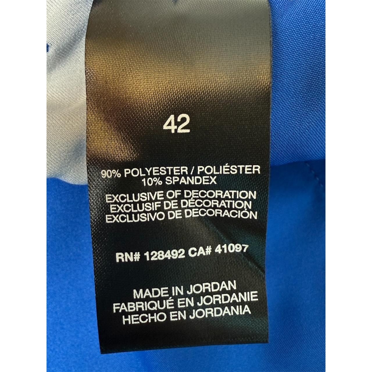 Greg Norman Greg Norman Mens Blue Palm Leaves Print Pockets Golf Shorts Size US 42 / EU 58 - 6 Thumbnail