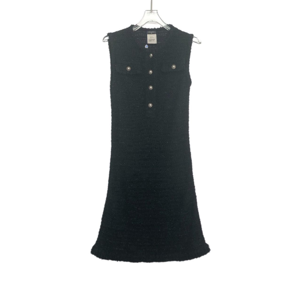 Chanel Chanel Raw Edge Elegant Slim-fit Sleeveless Dress K26WX Size XS / US 0-2 / IT 36-38 - 1 Thumbnail
