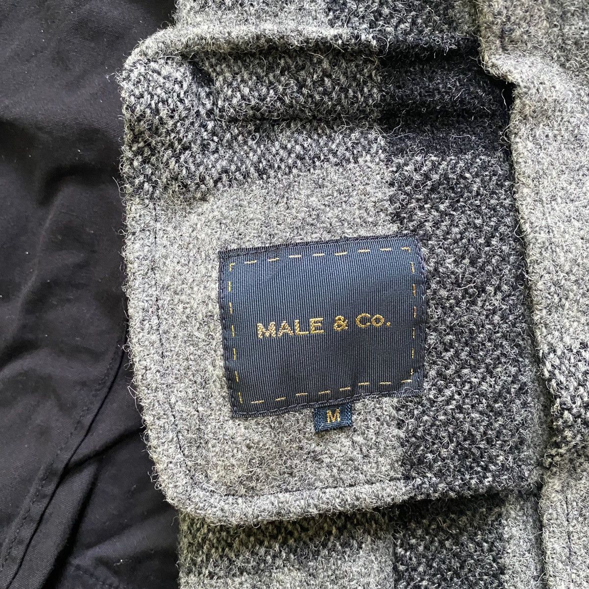 Harris Tweed × Japanese Brand × Vintage 💥HARRIS TWEED MALE & Co STYLE BUTTONS VEST Size US M / EU 48-50 / 2 - 8 Thumbnail