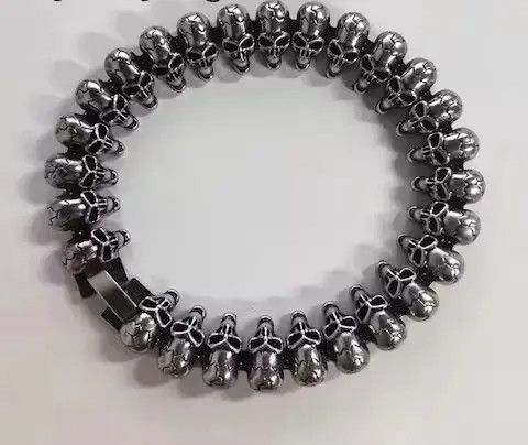 Jewelry Skulls Hand Punk Bracelet Size ONE SIZE - 2 Thumbnail