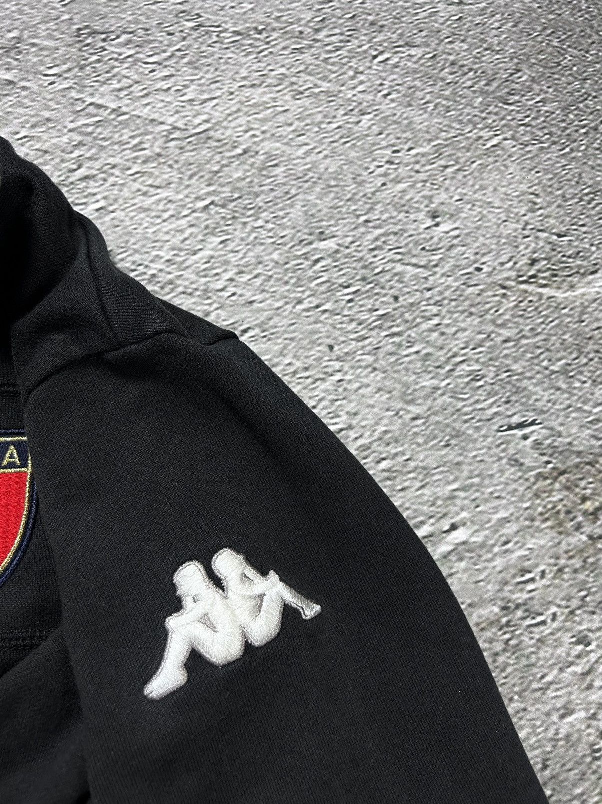 Kappa × Vintage Kappa Italy vintage track suit zip sweatshirt black Size US L / EU 52-54 / 3 - 6 Thumbnail