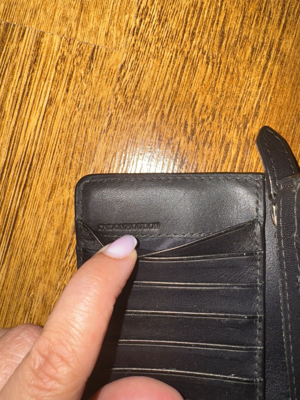 Burberry BURBERRY BIFOLD LEATHER BLACK-GRAY LARGE WALLET FULL SET Size ONE SIZE - 14 Thumbnail