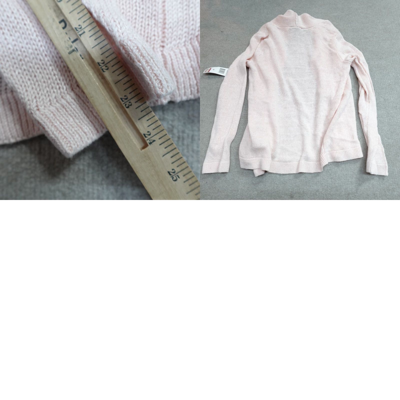 Ralph Lauren VINTAGE Lauren Ralph Lauren Sweater Cardigan Open Knit Linen Pink M Womens Medium Knitting Cardigan Open- Knit Open- Knit Linen Pink 100% Linen NEW Size M / US 6-8 / IT 42-44 - 8 Thumbnail