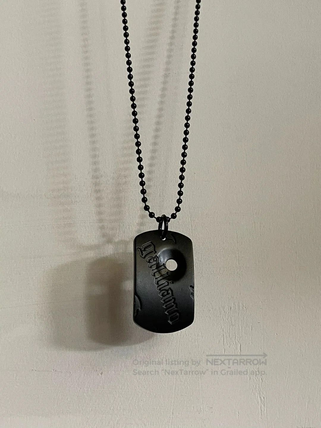 John Galliano John Galliano Dog Tag Necklace. Size ONE SIZE - 1 Thumbnail