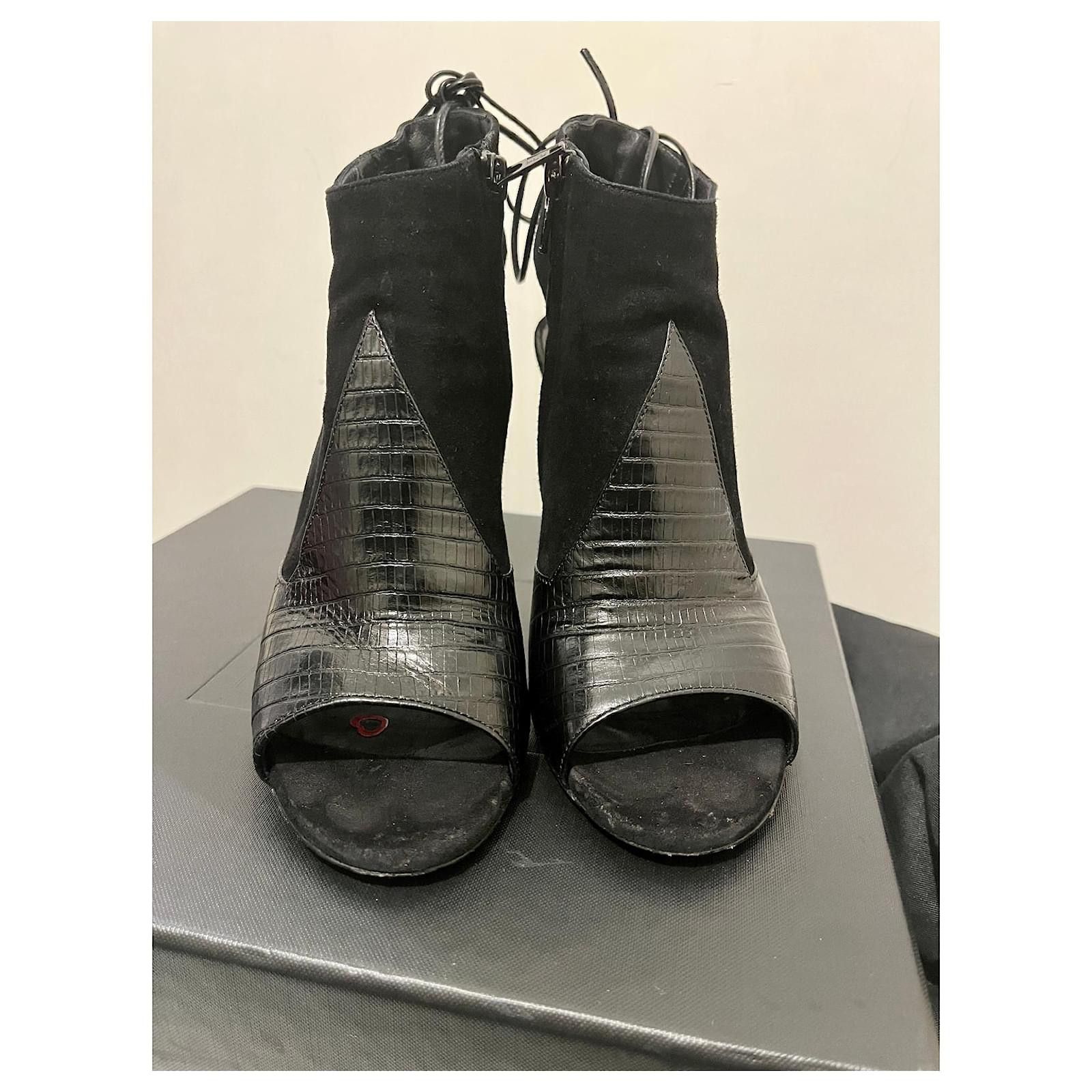 Saint Laurent Paris Saint Laurent Jane sandals with lacing Size US 7.5 / IT 37.5 - 5 Thumbnail