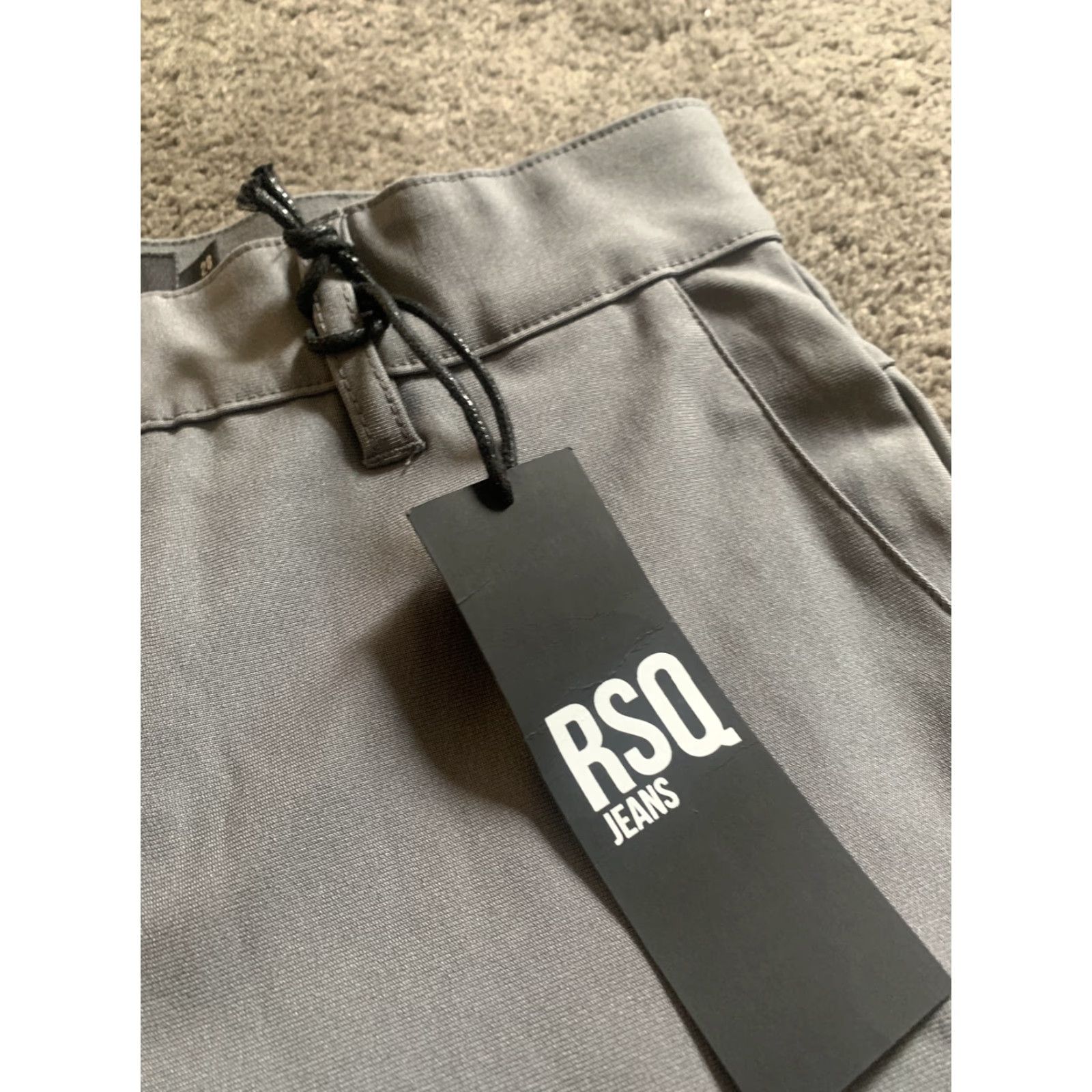 Rsq RSQ Jeans Womens W28 L32 Gray Skinny Pants Cotton Blend Denim Jegging Pockets Button Zipper Regular Inseam 32 Size 28" / US 6 / IT 42 - 2 Thumbnail