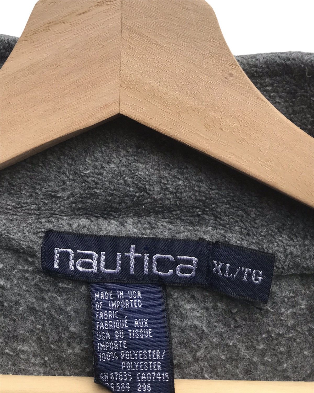 Nautica Vintage 90’s Nautica NAUTECH Fleece Quarter Zip Made In USA Size US XL / EU 56 / 4 - 5 Thumbnail