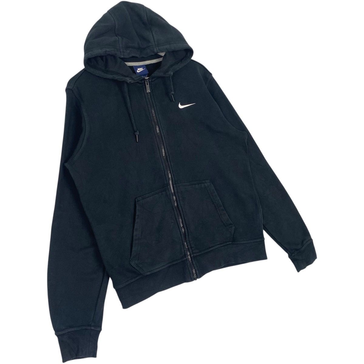 Other Vintage 90s Nike Swoosh Hoodie Sweater Black Made In Vietnam Size US L / EU 52-54 / 3 - 3 Thumbnail