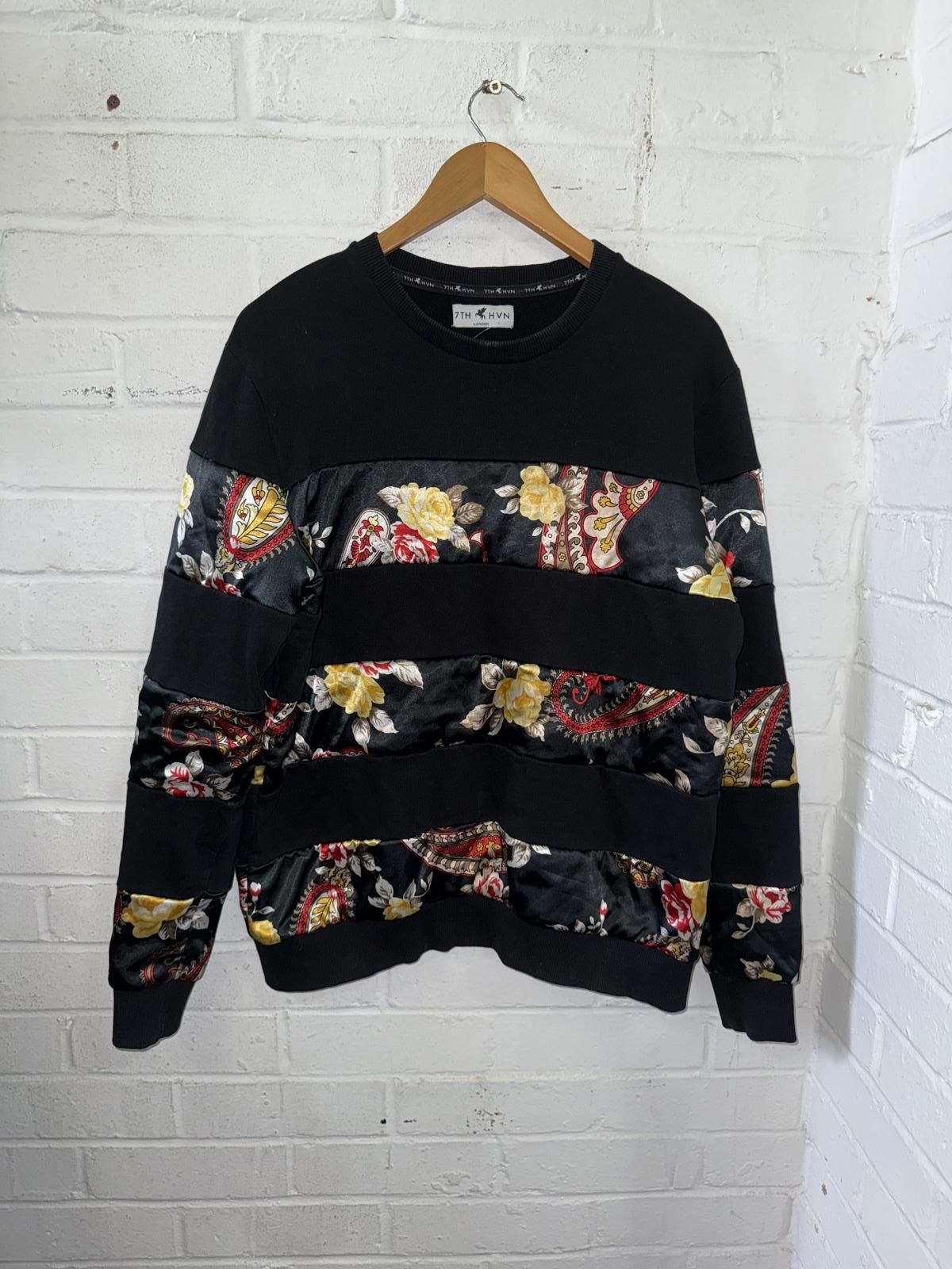 Designer 7TH HVN London Floral Patterned Sweatshirt Size US XL / EU 56 / 4 - 1 Thumbnail