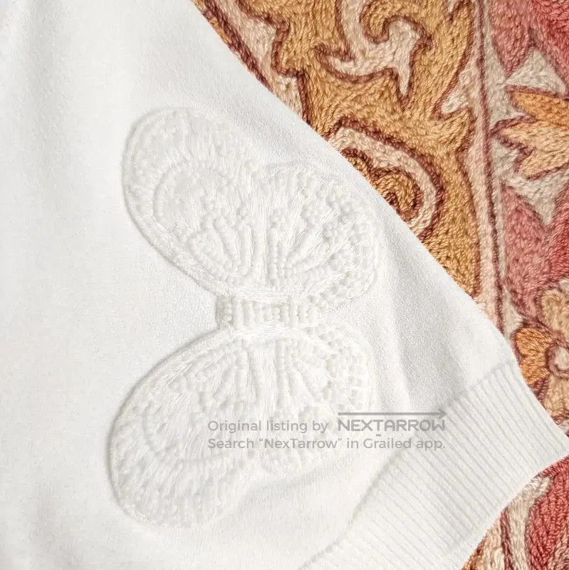Valentino Valentino White Embroidered Short Dress . Size XS / US 0-2 / IT 36-38 - 8 Thumbnail