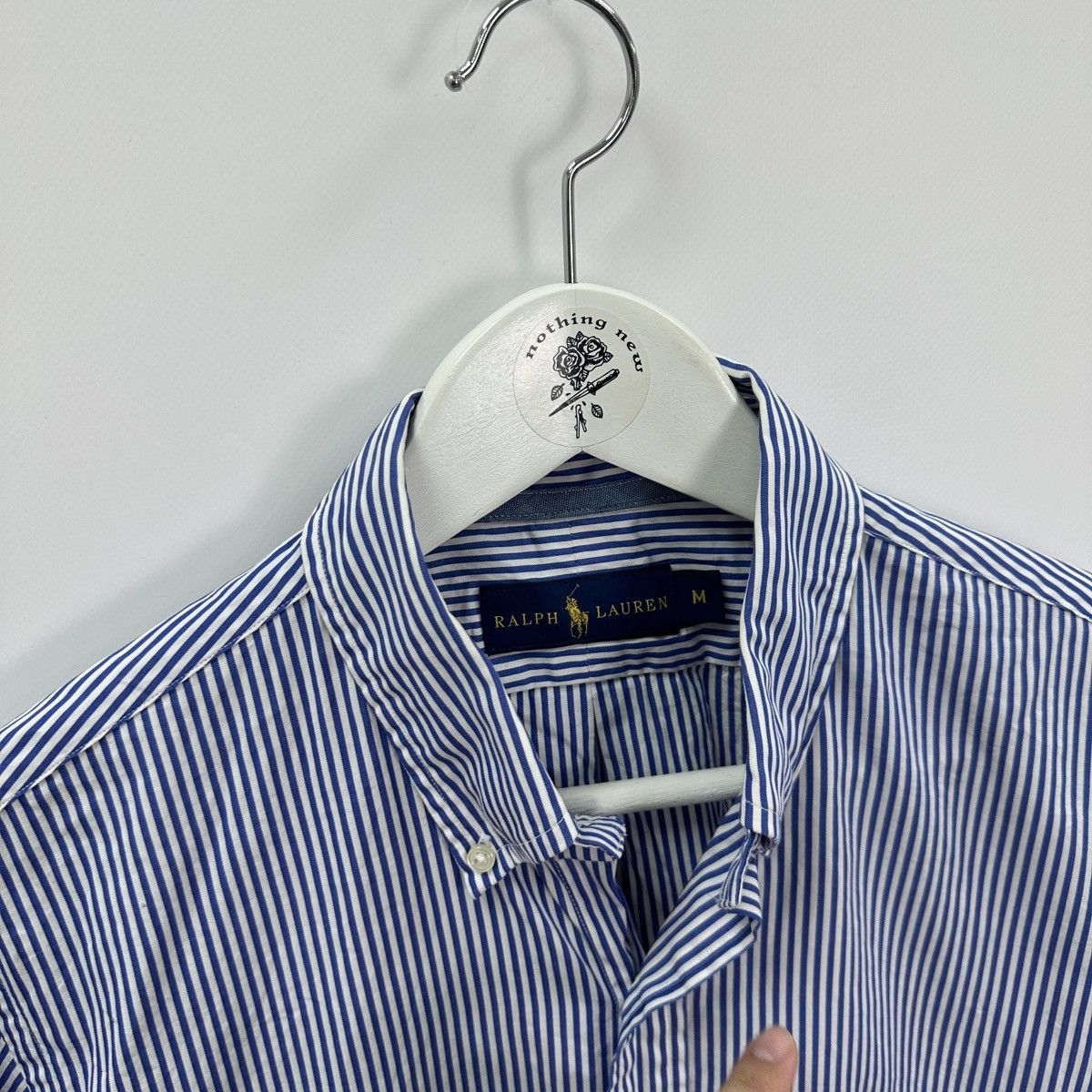 Ralph Lauren Ralph Lauren Striped Embroidered gold logo short sleev shirt Size US M / EU 48-50 / 2 - 5 Thumbnail