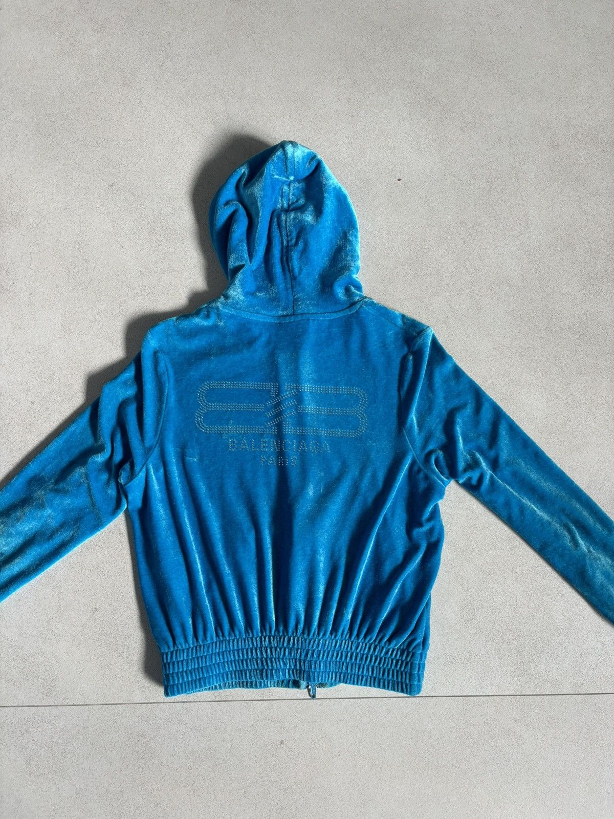 Balenciaga Balenciaga velour zip hoodie Size XS / US 0-2 / IT 36-38 - 5 Thumbnail