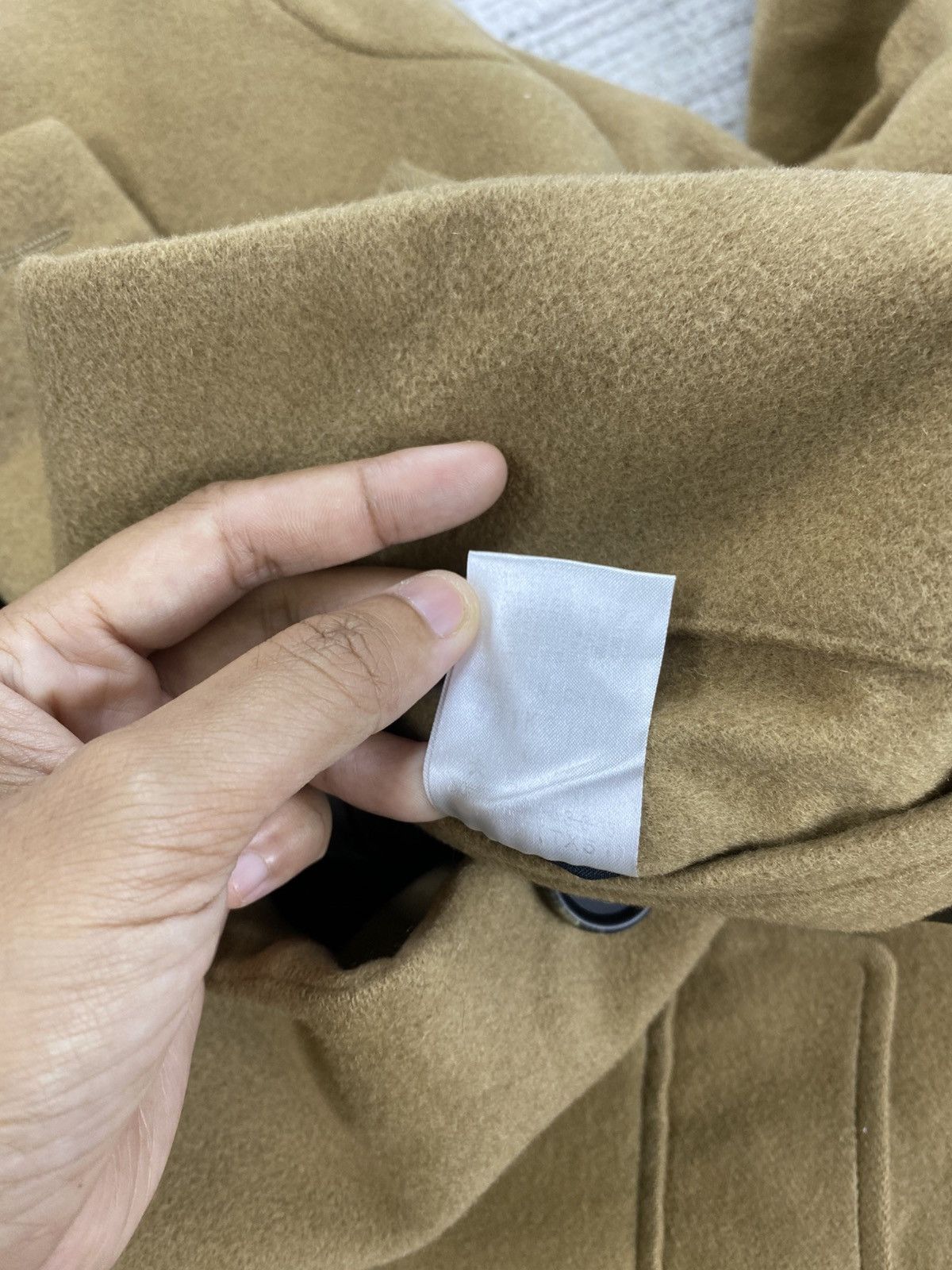 Japanese Brand × Morgan Homme × Vintage Vtg Morgan Homme Wool Double Breasted Pocket Coat Jacket Size US M / EU 48-50 / 2 - 11 Thumbnail