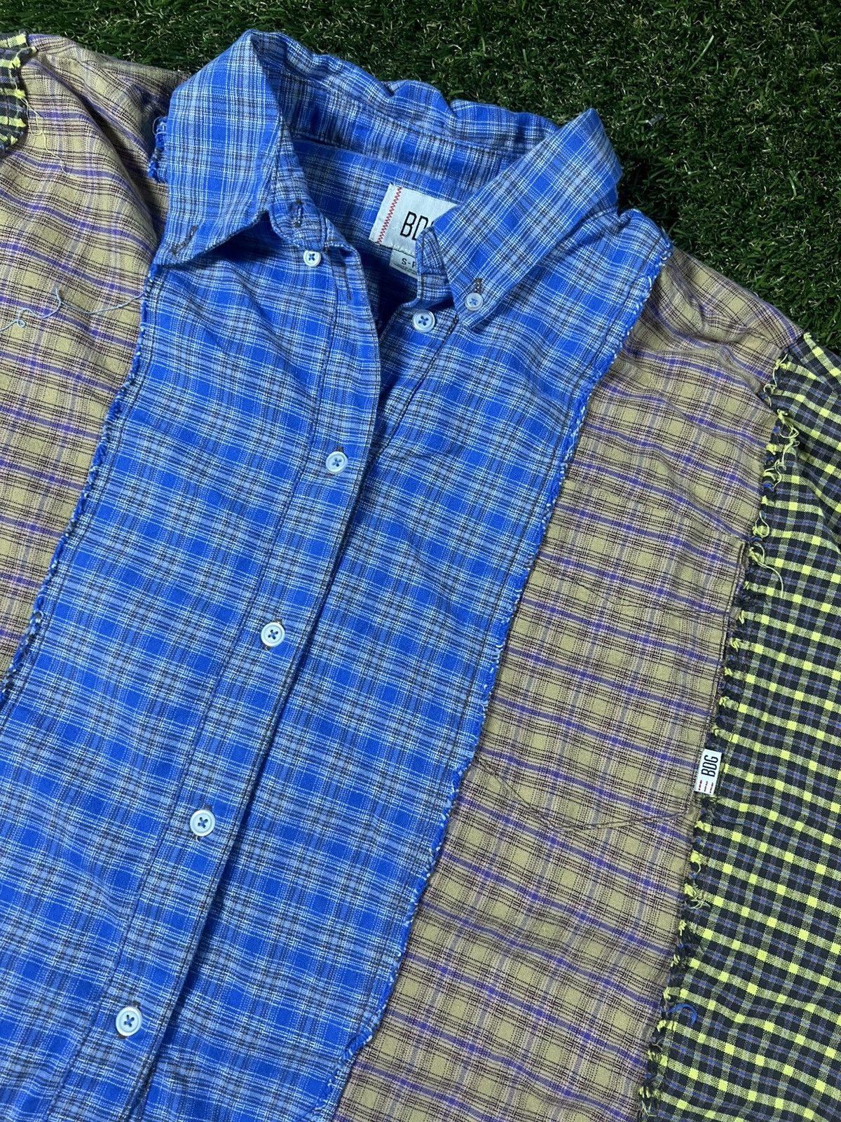 Hypebeast Y2k BDG Hype Gallery Dept Style Abstract Flannel Fall Jacket Size US XL / EU 56 / 4 - 2 Thumbnail