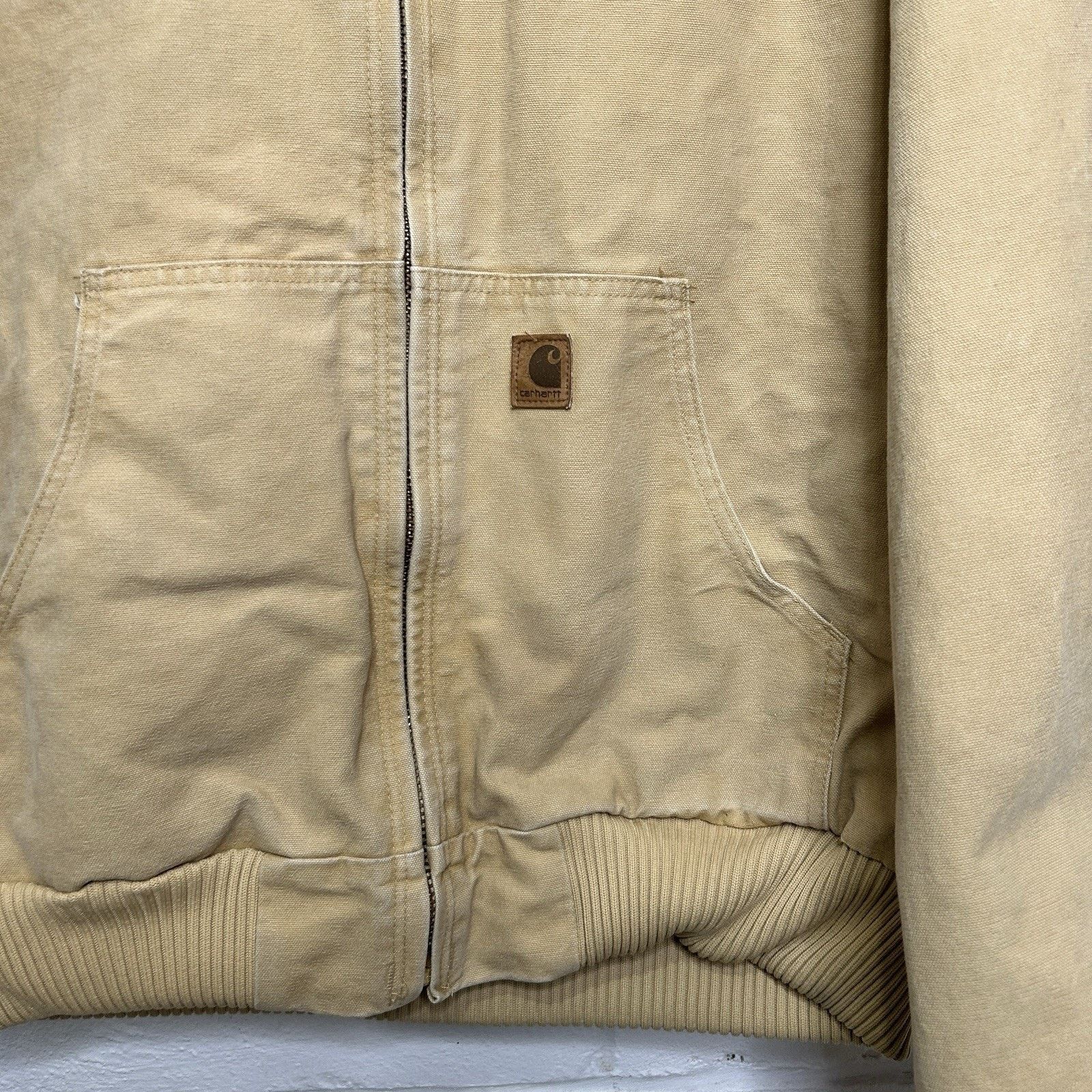 Carhartt Vintage Carhartt Quilted Hooded Active Jacket “Wheat” J130 Size US L / EU 52-54 / 3 - 3 Thumbnail