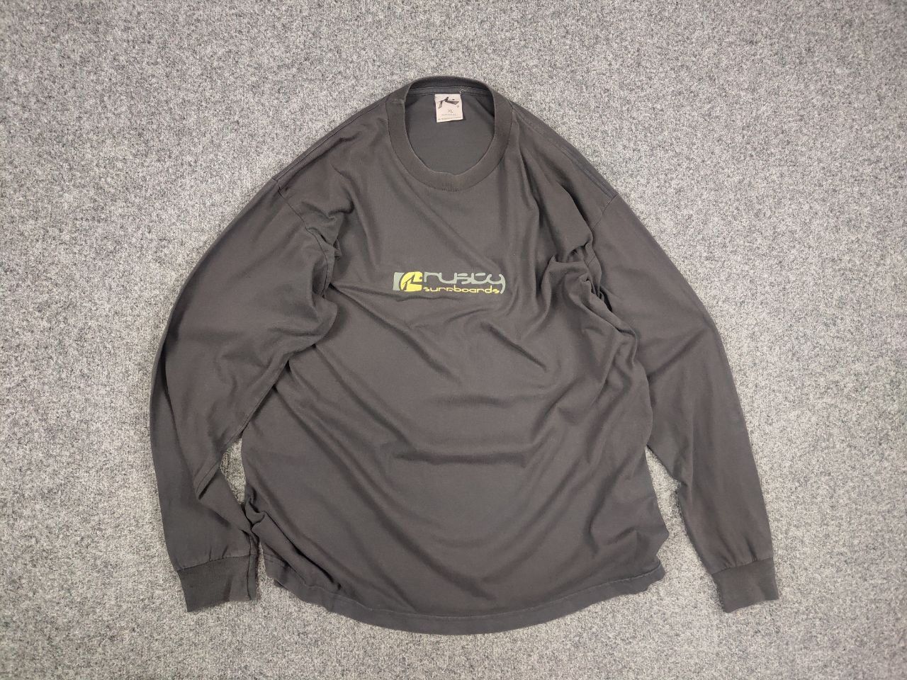 Rusty Vintage Rusty Surfboard USA Logo Gray Light Long sleeve Size US XL / EU 56 / 4 - 9 Thumbnail