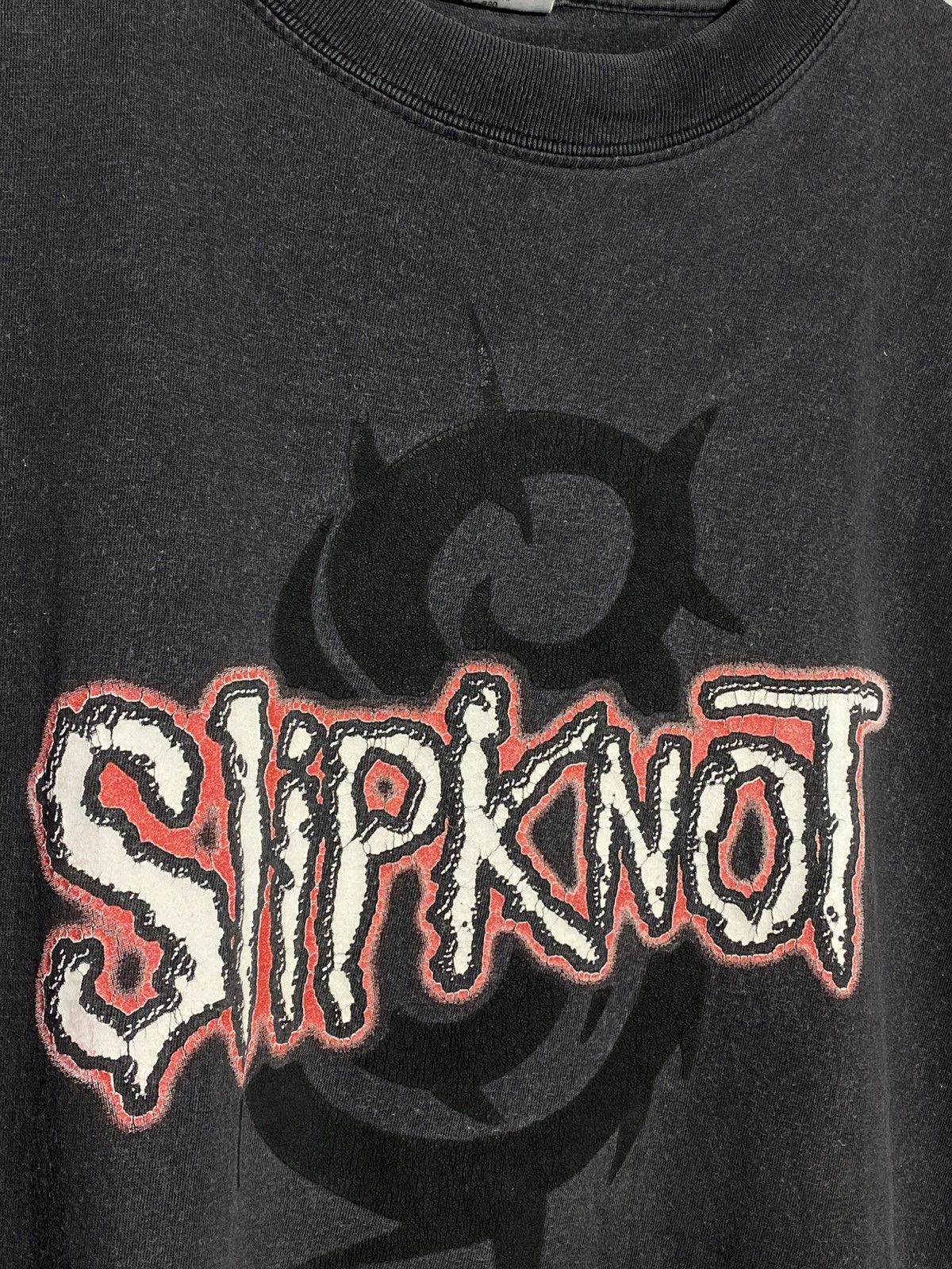 Band Tees Slipknot Vintage 90s Band Tee Graphic Travis Scott Style Size US M / EU 48-50 / 2 - 4 Thumbnail