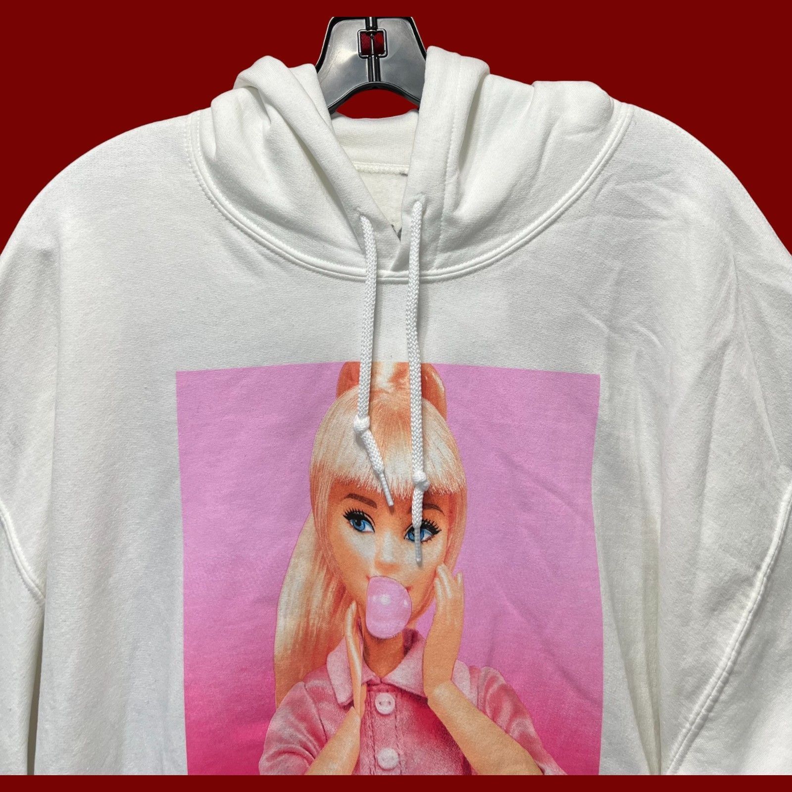 Other Mattel - Barbie - Women's Long Sleeve Hooded Sweatshirt - Wh Size XL / US 12-14 / IT 48-50 - 11 Thumbnail
