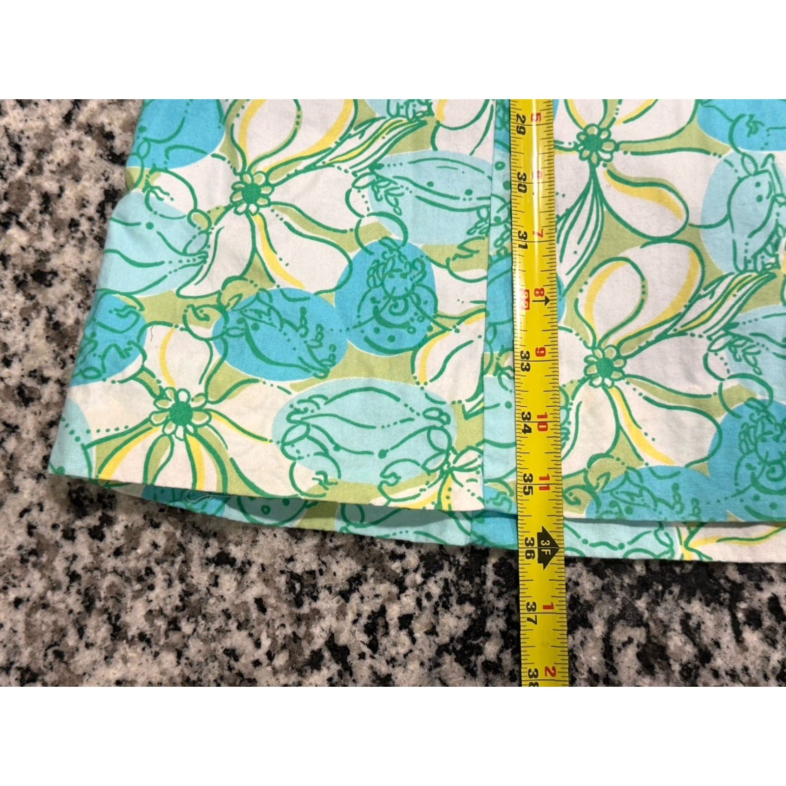 Lilly Pulitzer Lilly Pulitzer Guava Green Crab Cake Strapless Summer Dress Women's Size 6 Size M / US 6-8 / IT 42-44 - 2 Thumbnail