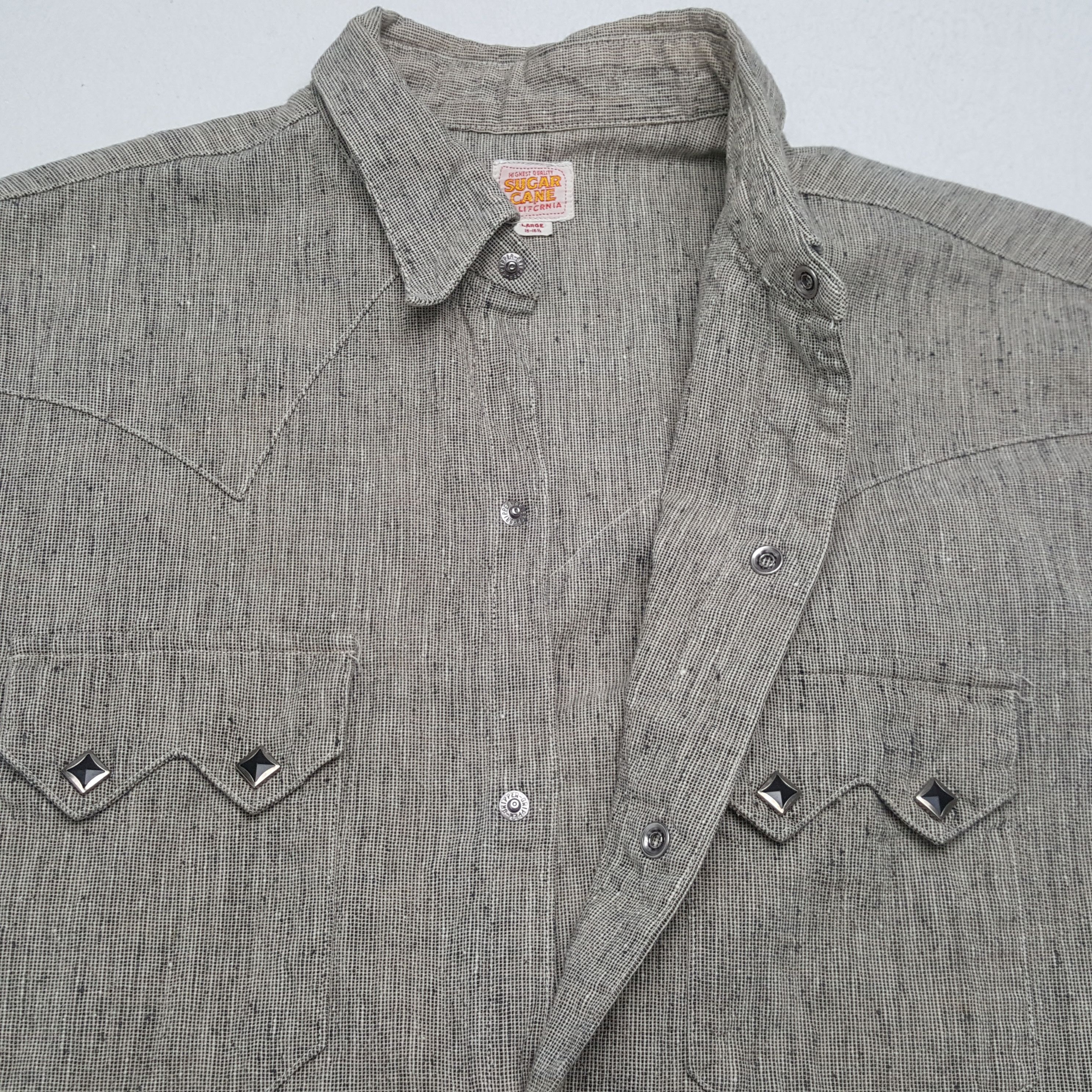 Sugar Cane × Vintage Sugar Cane California Fashion Style Double Pocket Shirt Size US L / EU 52-54 / 3 - 6 Thumbnail