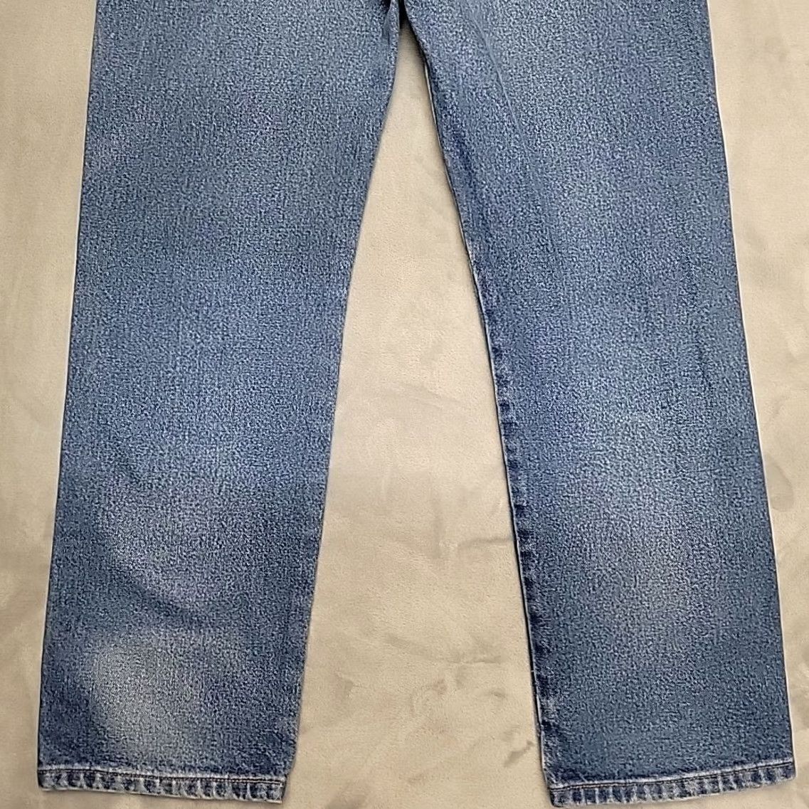 Wrangler Wrangler Jeans Mens 32 Blue Men 32x30 Faded Whiskered Denim Cowboy Western 1013MWZ Size US 32 / EU 48 - 7 Thumbnail