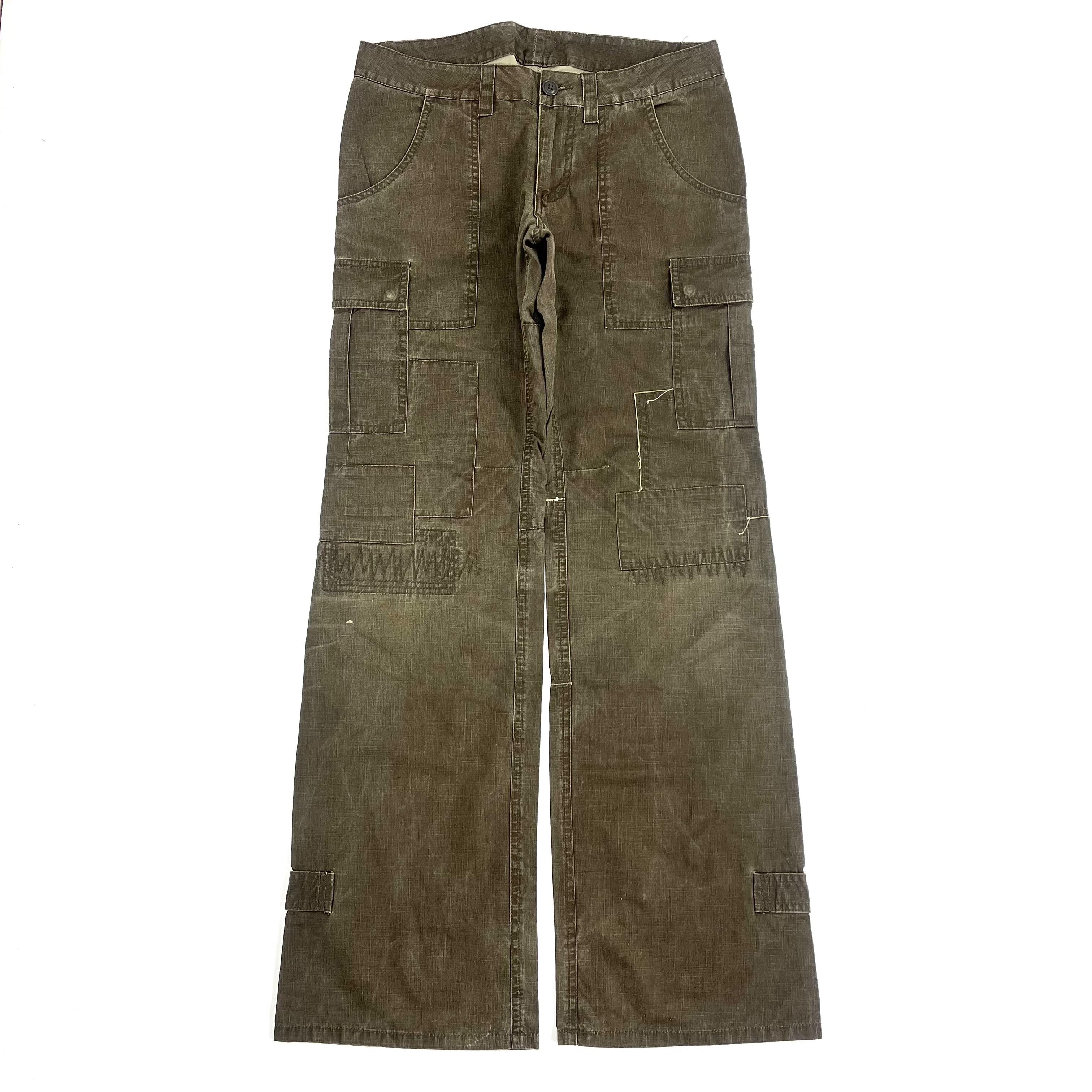 291295=Homme VTG 291295=Homme Cargo Faith Military Goa Rock Style Pants Size US 32 / EU 48 - 2 Thumbnail