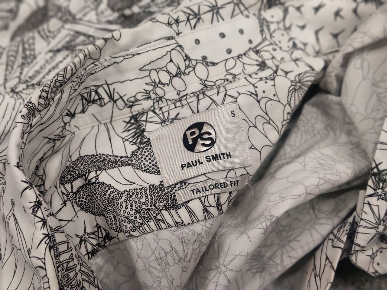 Paul Smith Paul Smith All-Over Pattern Cactus Sketch Long Sleeve Shirt Size US S / EU 44-46 / 1 - 16 Thumbnail