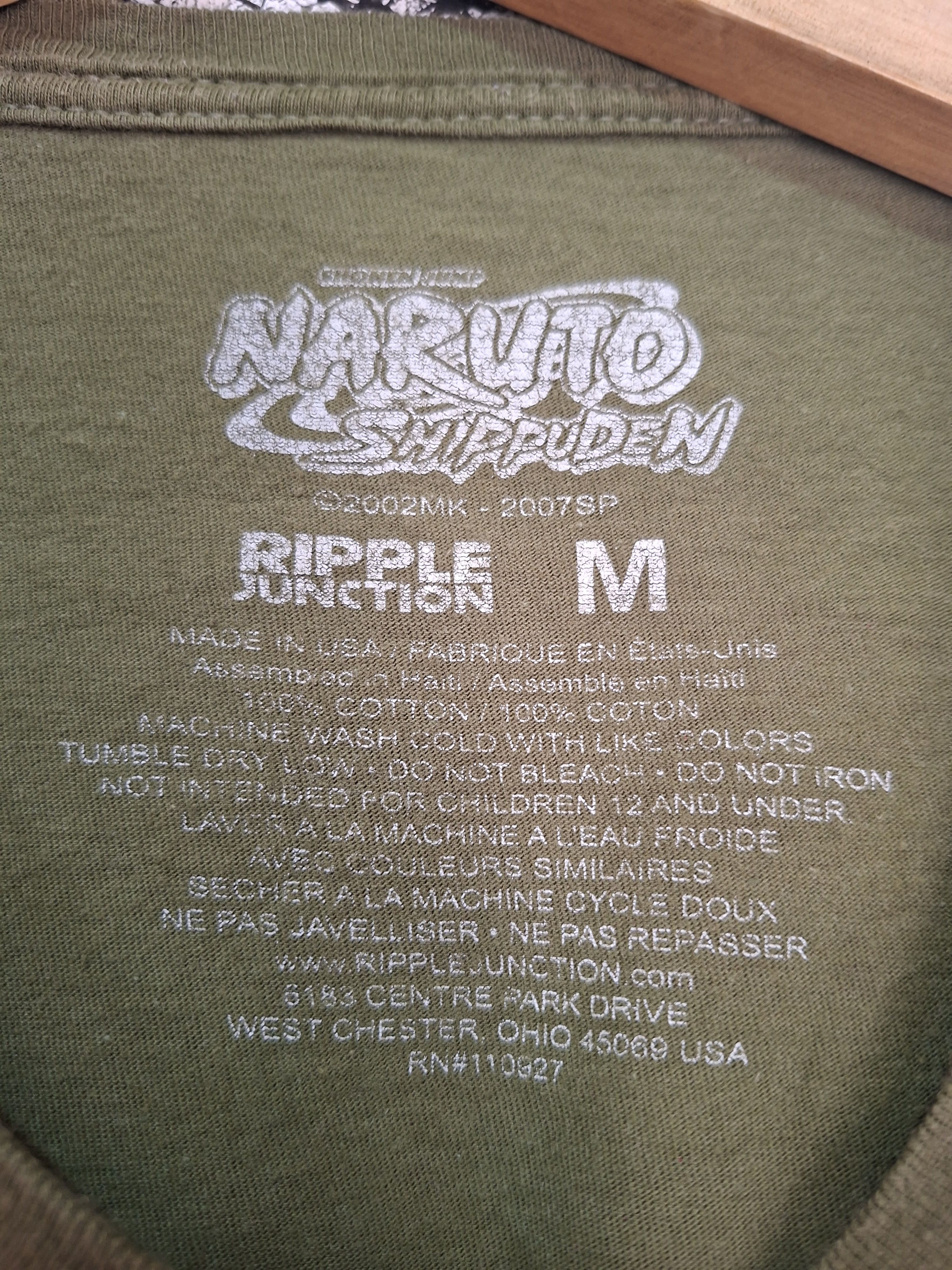 Ripple Junction 2002 NARUTO SHIPPUDEN UZUMAKI CLAN SHIRT Size US M / EU 48-50 / 2 - 7 Thumbnail